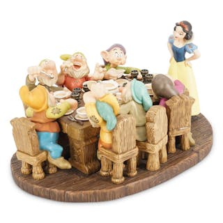 Limited Disney Snow White & Dwarfs "Soup's On" Figurine