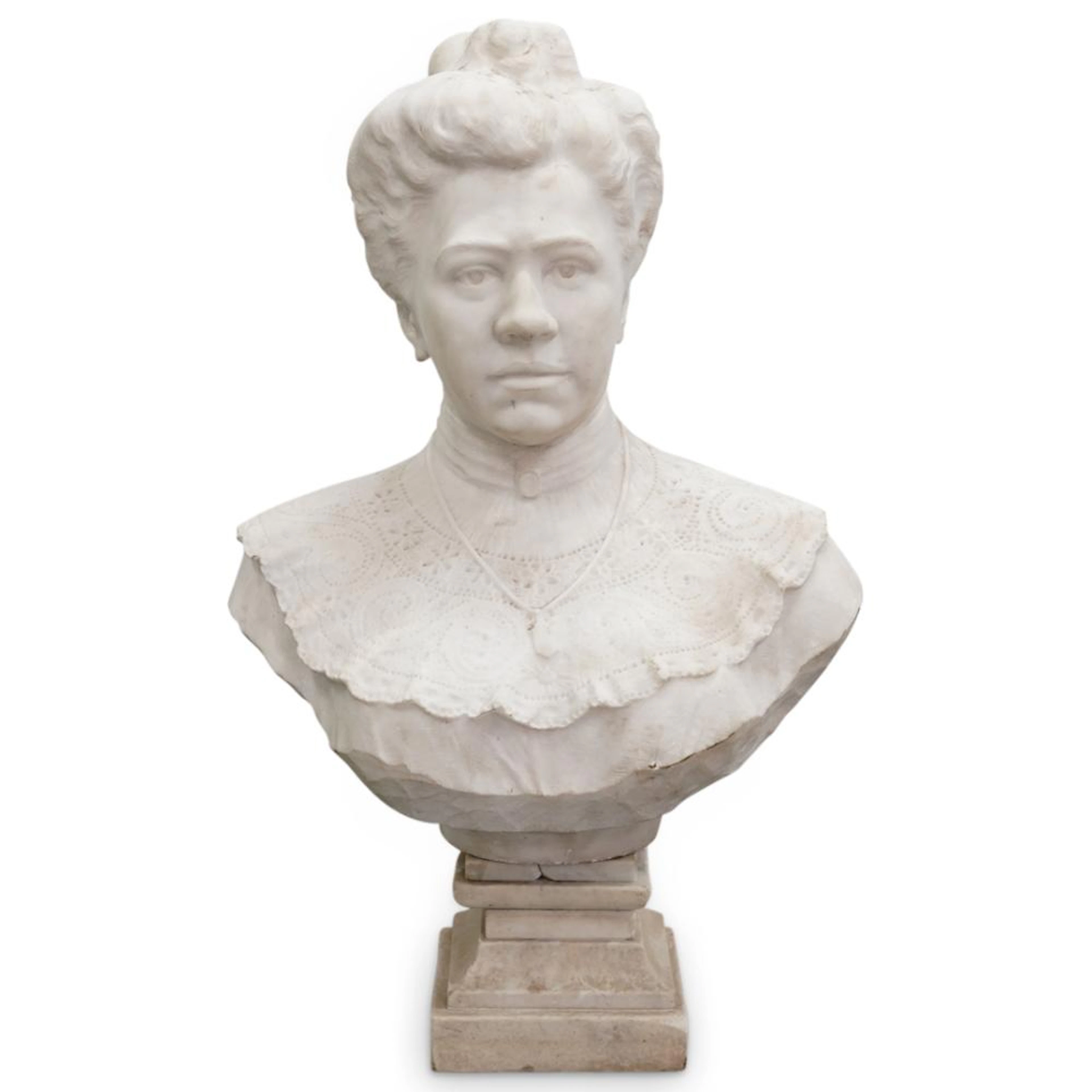 Italian Carved Marble Bust