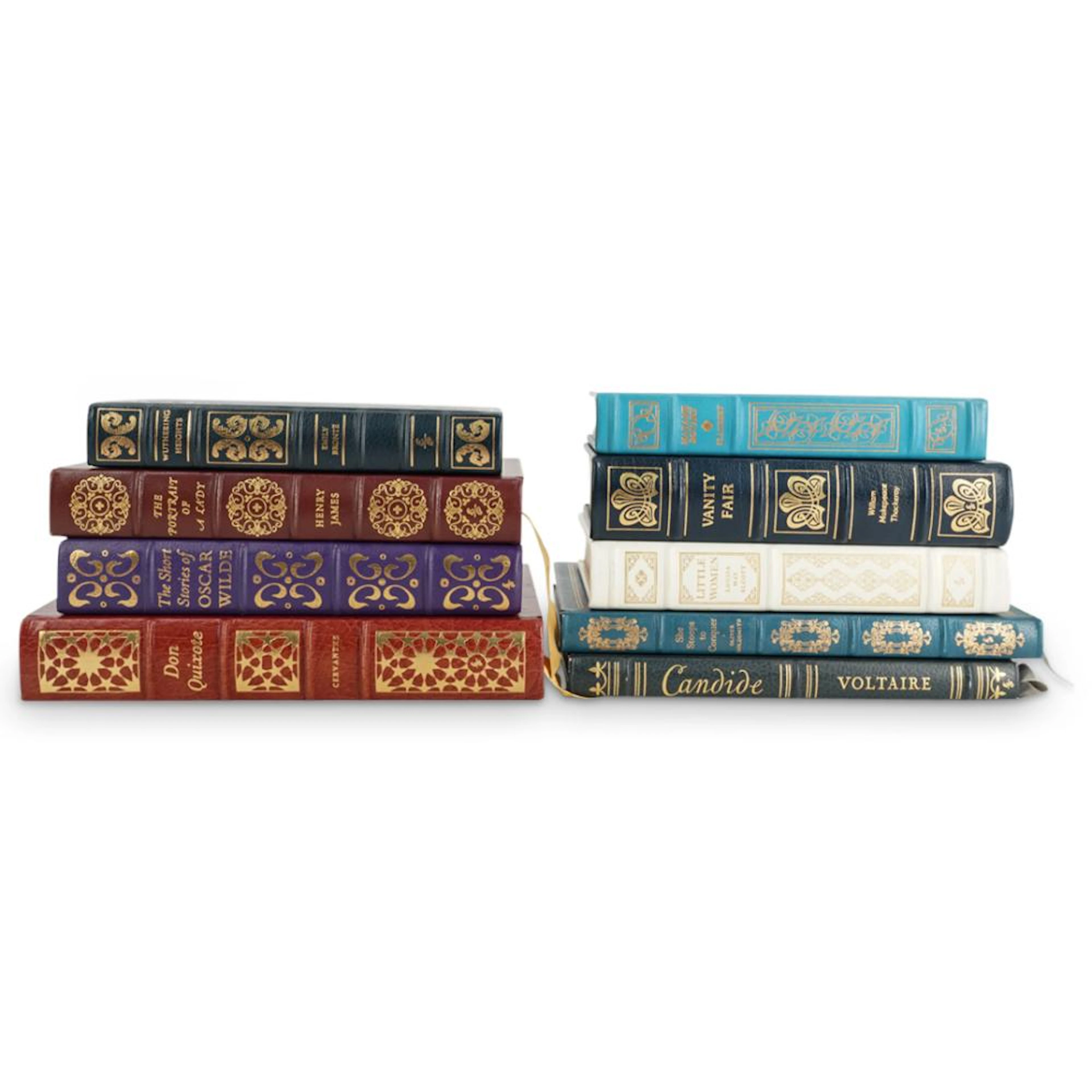 (9 PC) EASTON PRESS LEATHER-BOUND ASSORTED BOOK COLLECTIO