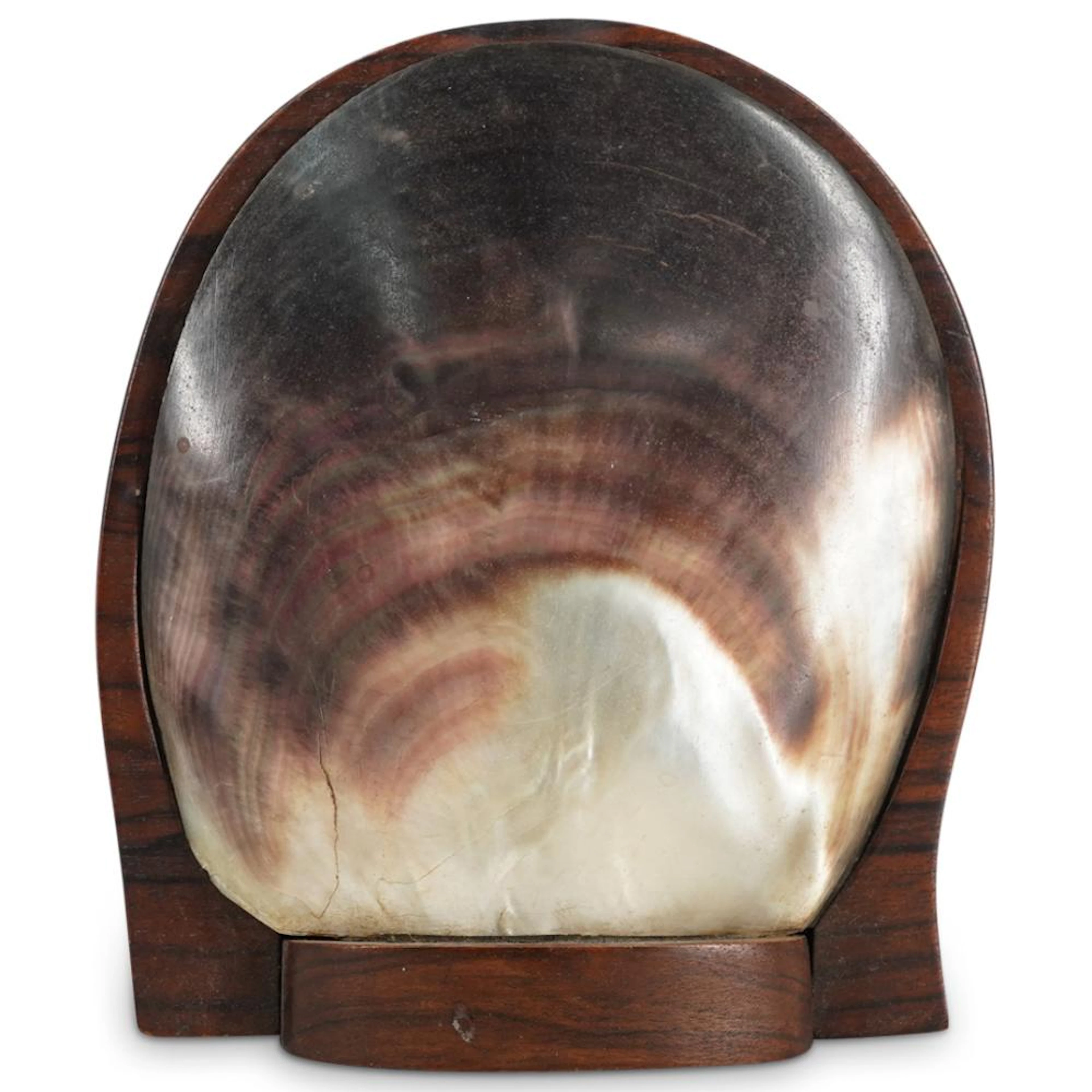 ALEXANDRE NOLL STYLE ROSEWOOD ABALONE SHELL TRINKET BOX