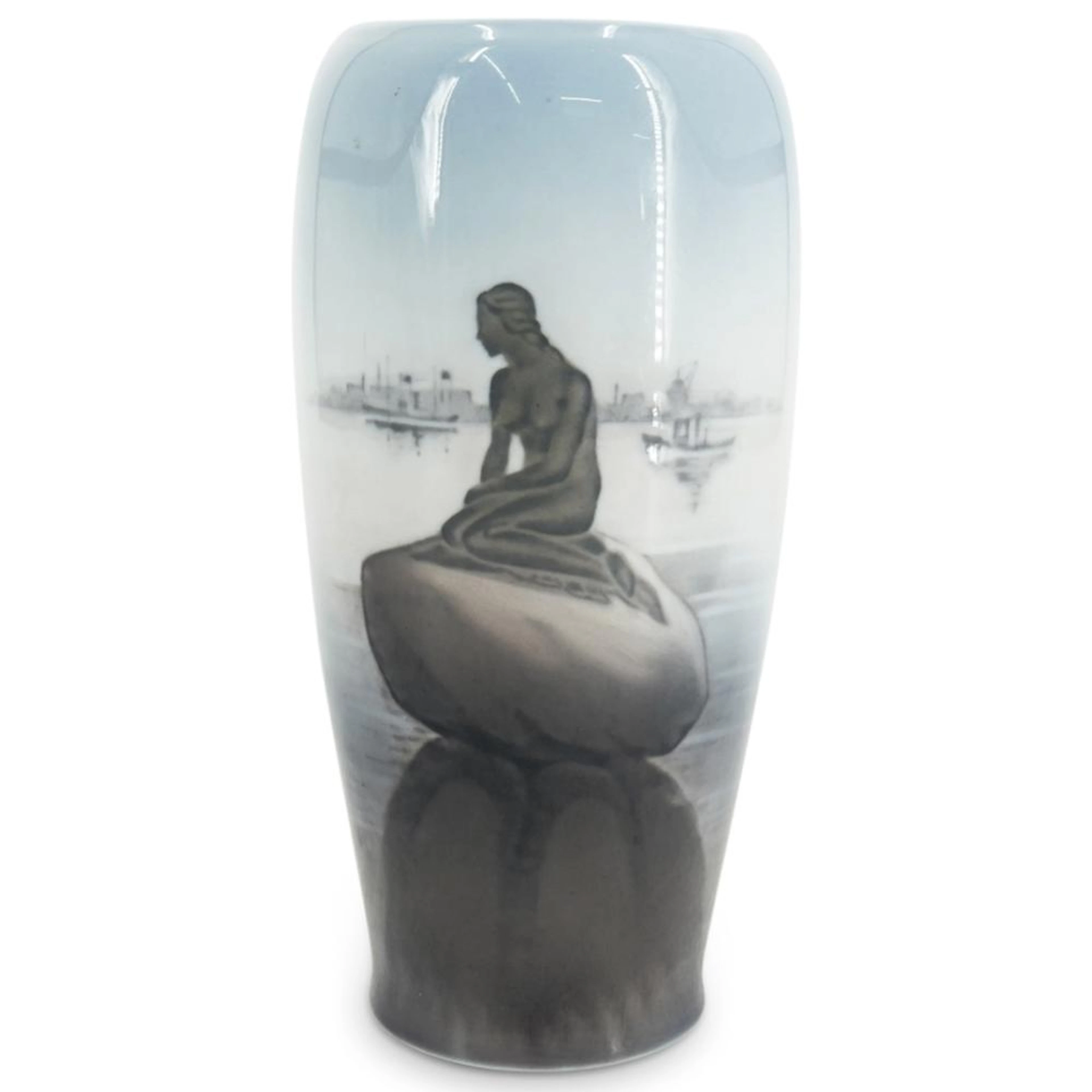 Royal Copenhagen "The Little Mermaid" Porcelain Vase