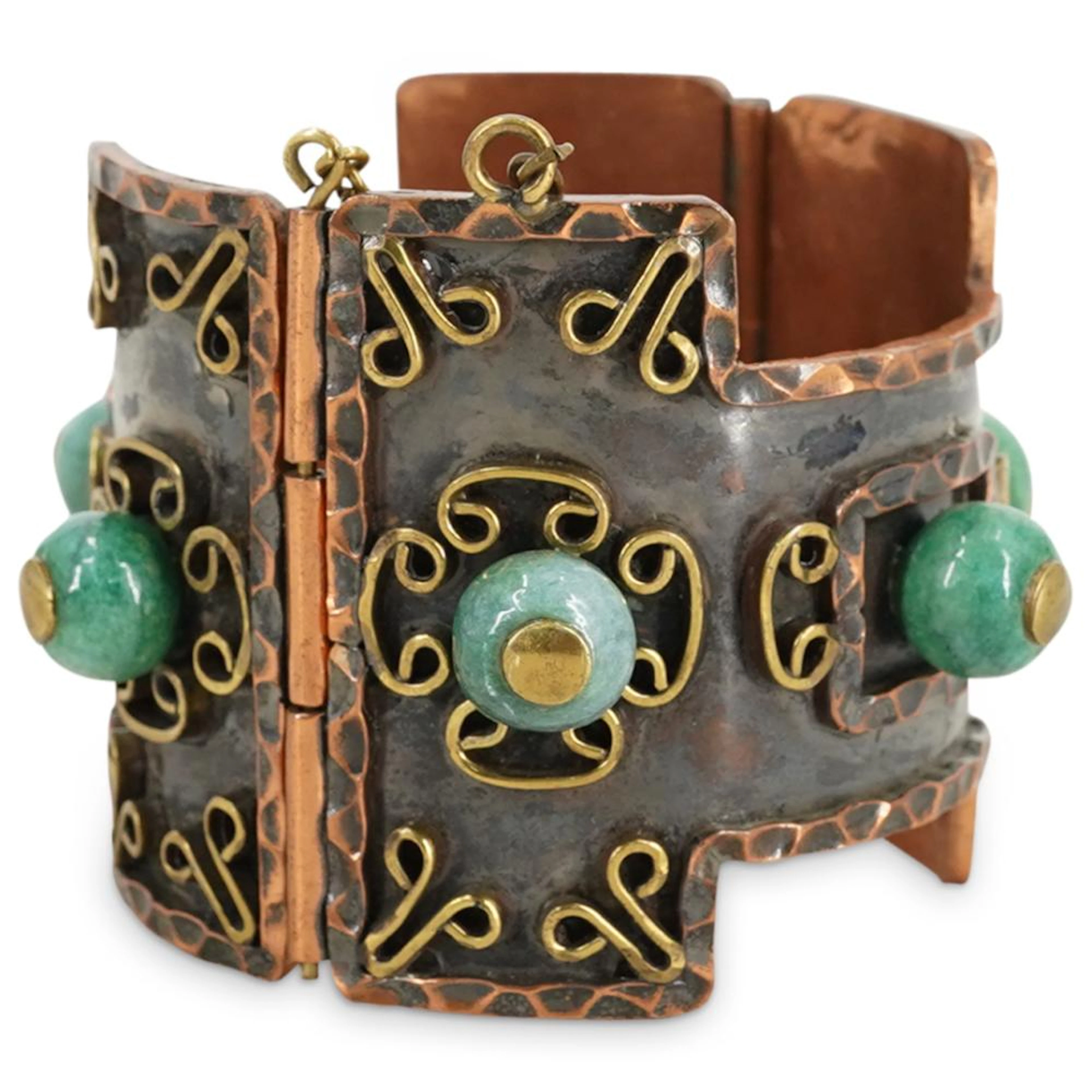 Vintage Mexican Copper Cuff Bracelet