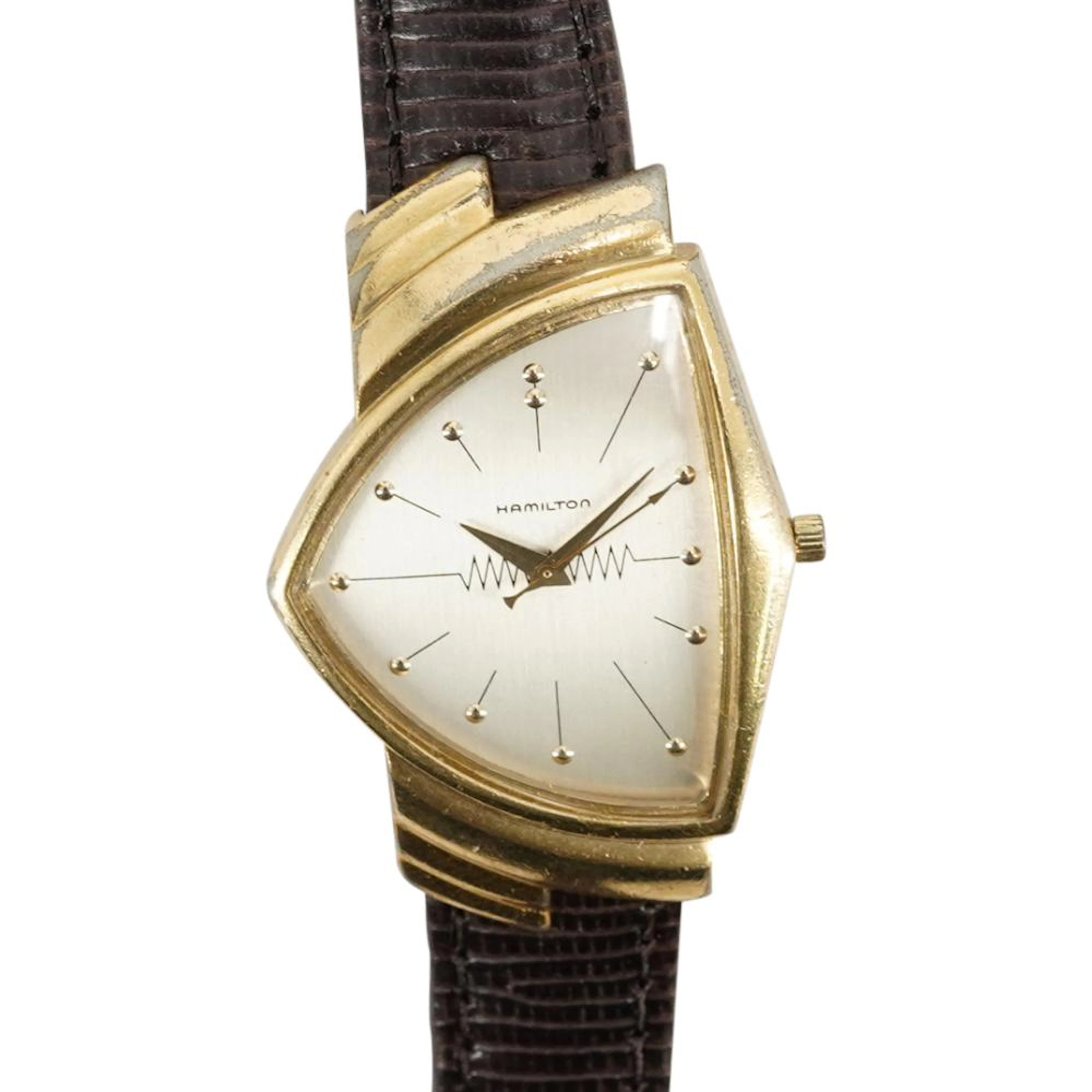 Hamilton Ventura Gold Plated Stainless Steel Watch