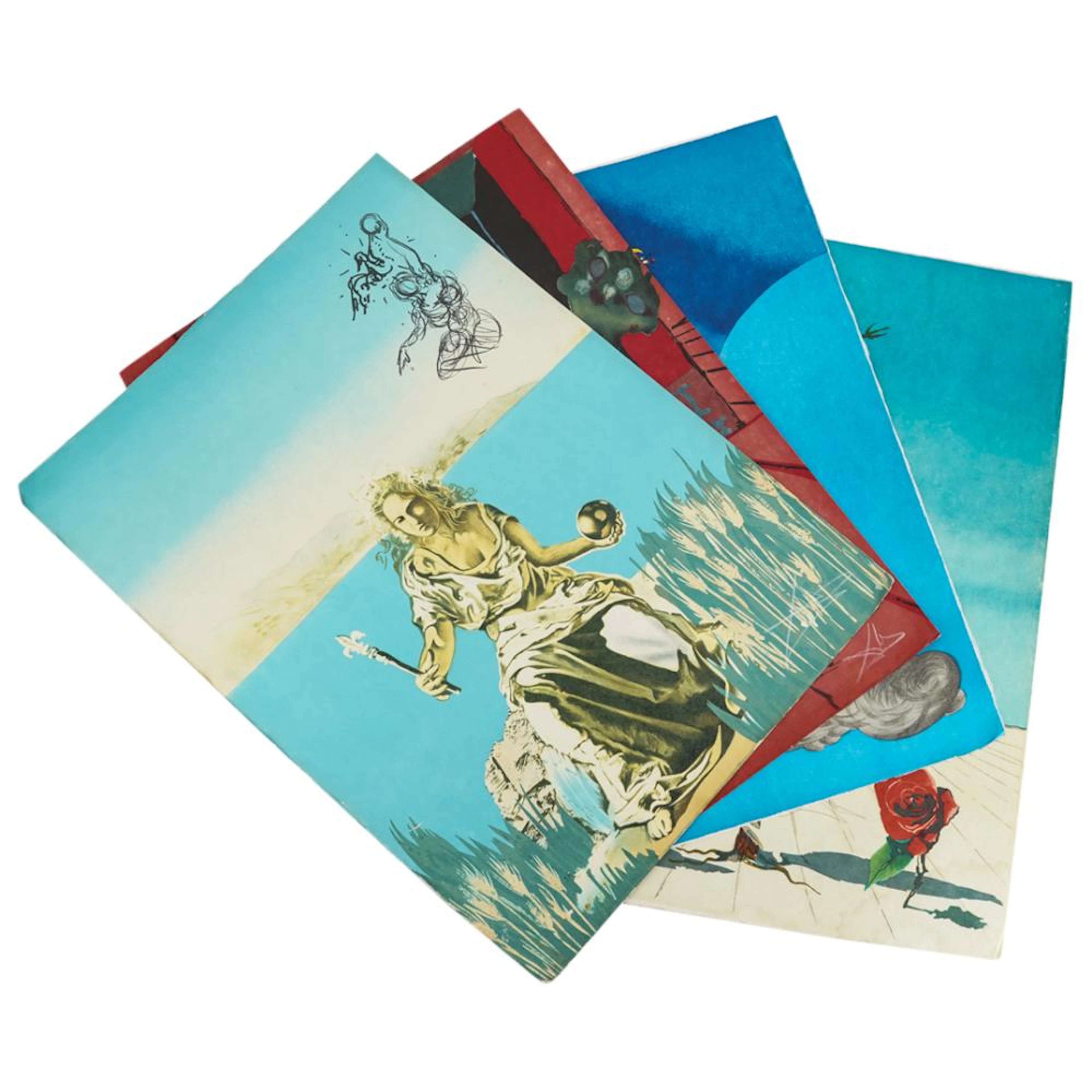 (4Pc) Salvador Dali "Vision" A.P. Surrealist Suite