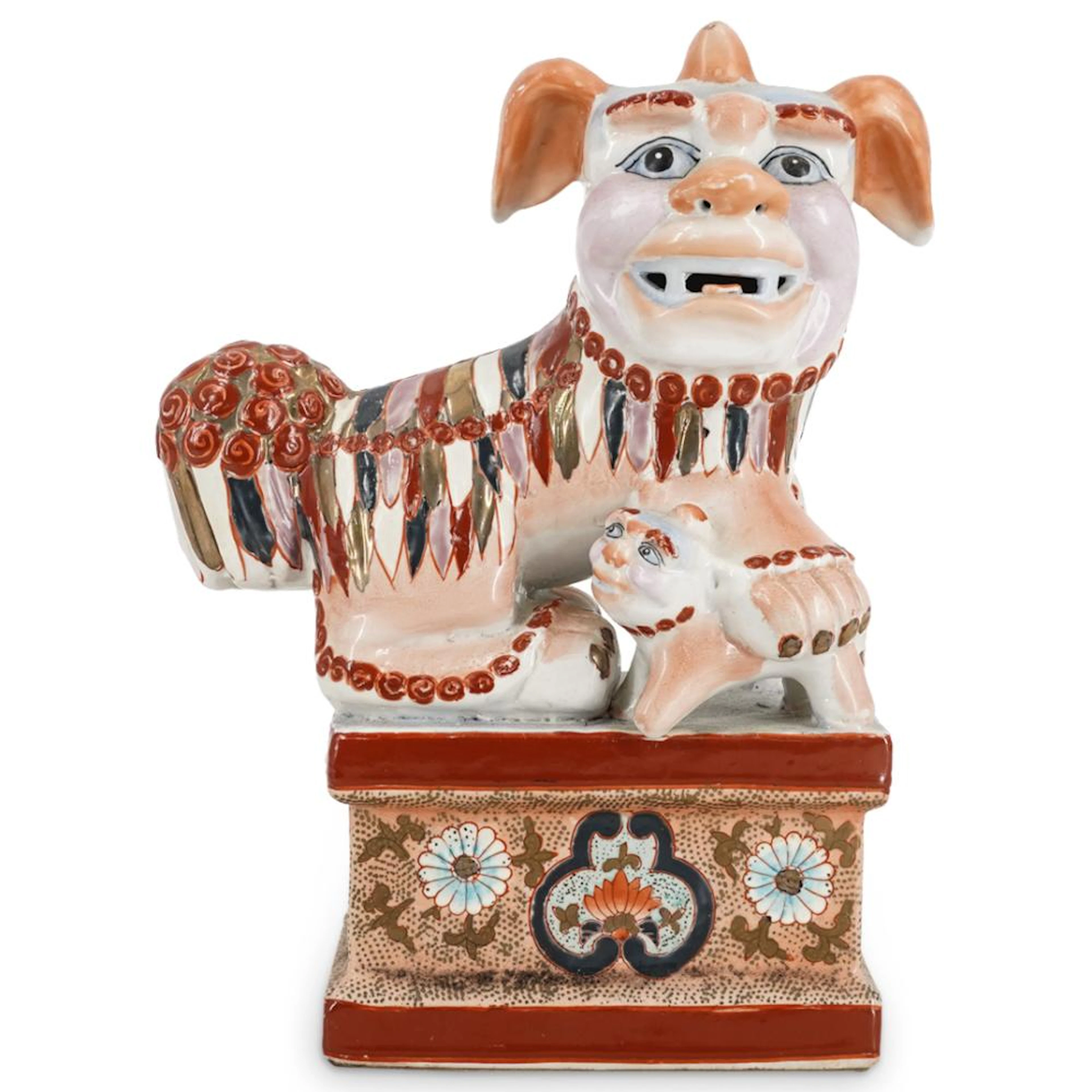 Tiffany & Co. Hallmarked Porcelain Foo Dog Figurine