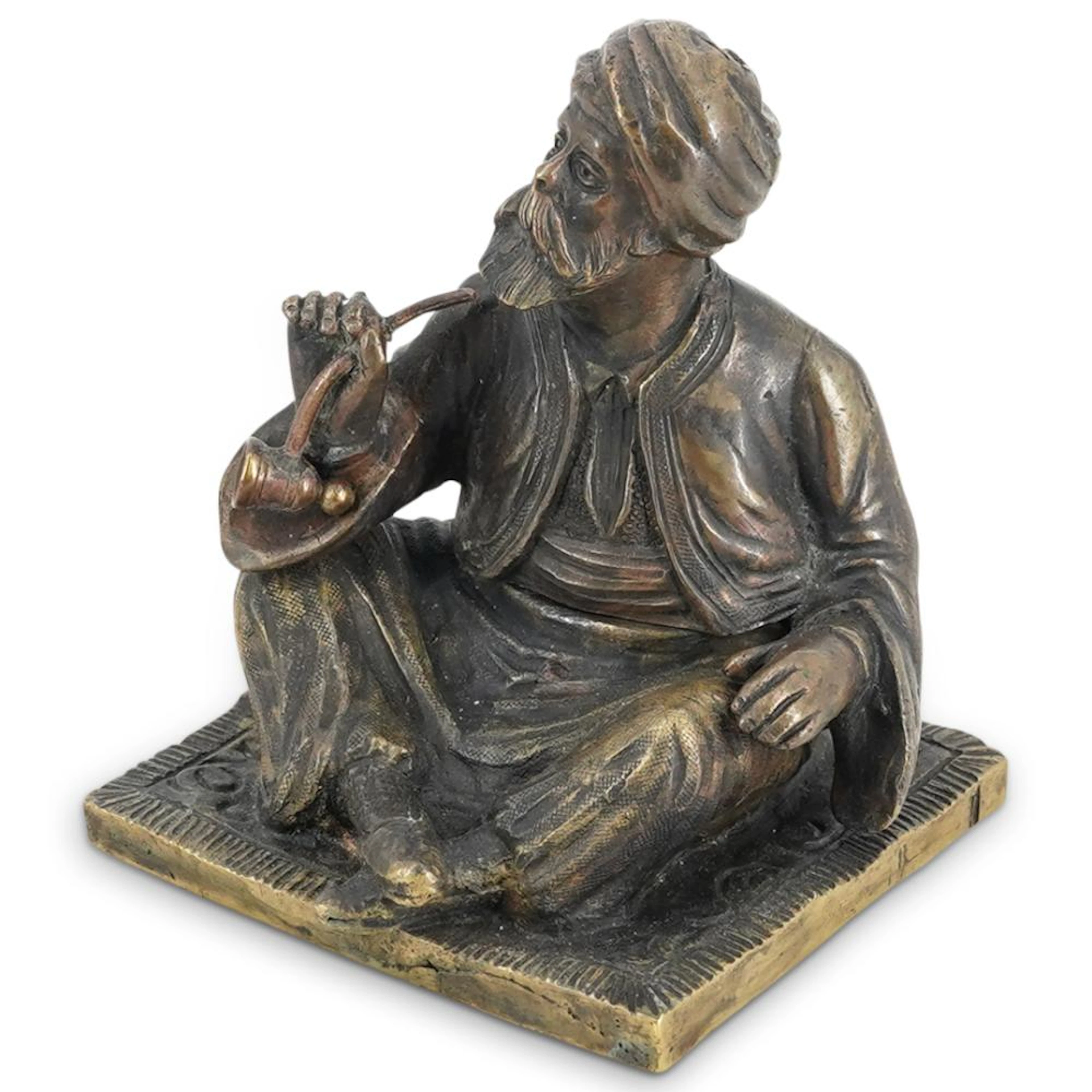 Franz Bergmann Style Orientalist Bronze Figural Inkwell