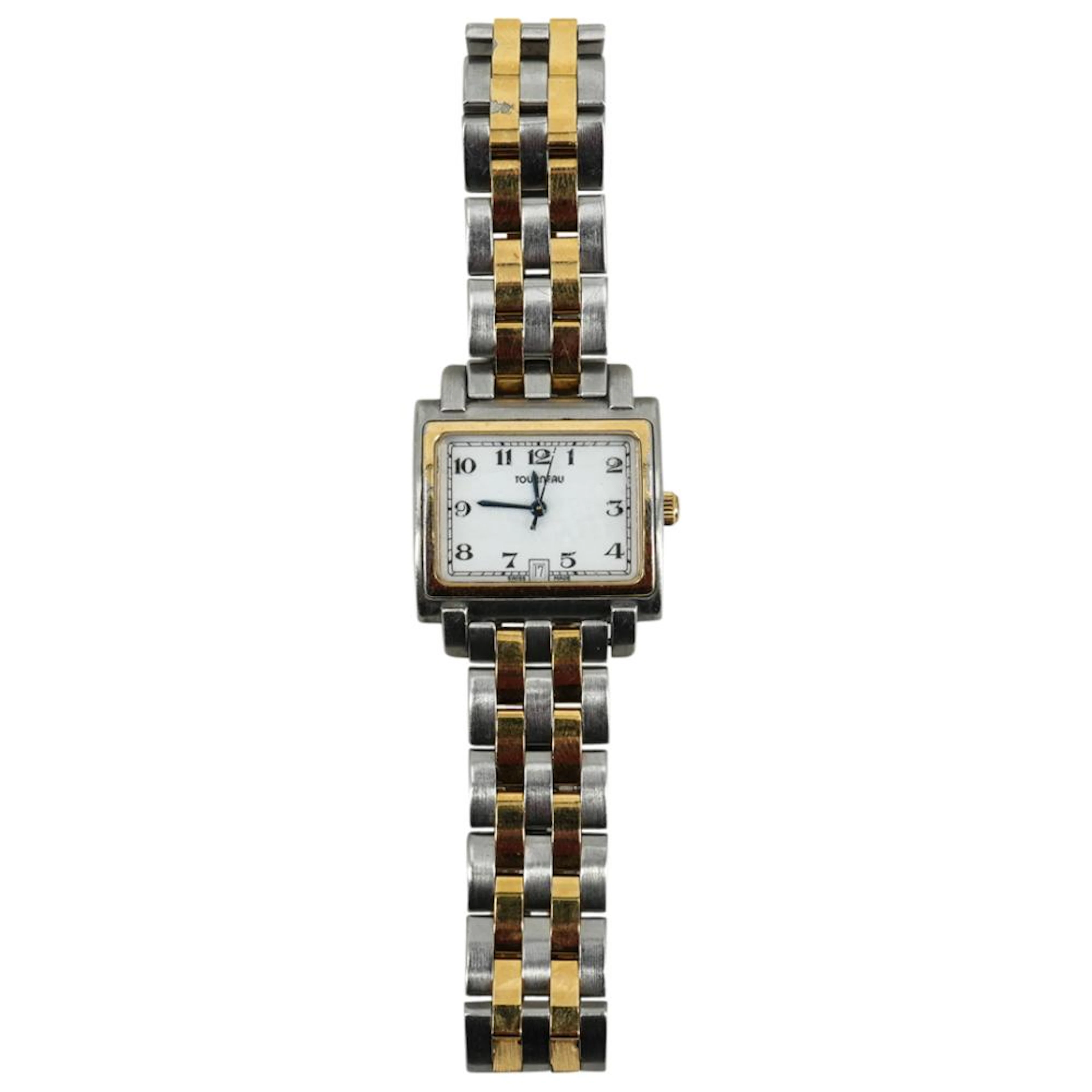 Tourneau Two Tone Stainless Steel Watch