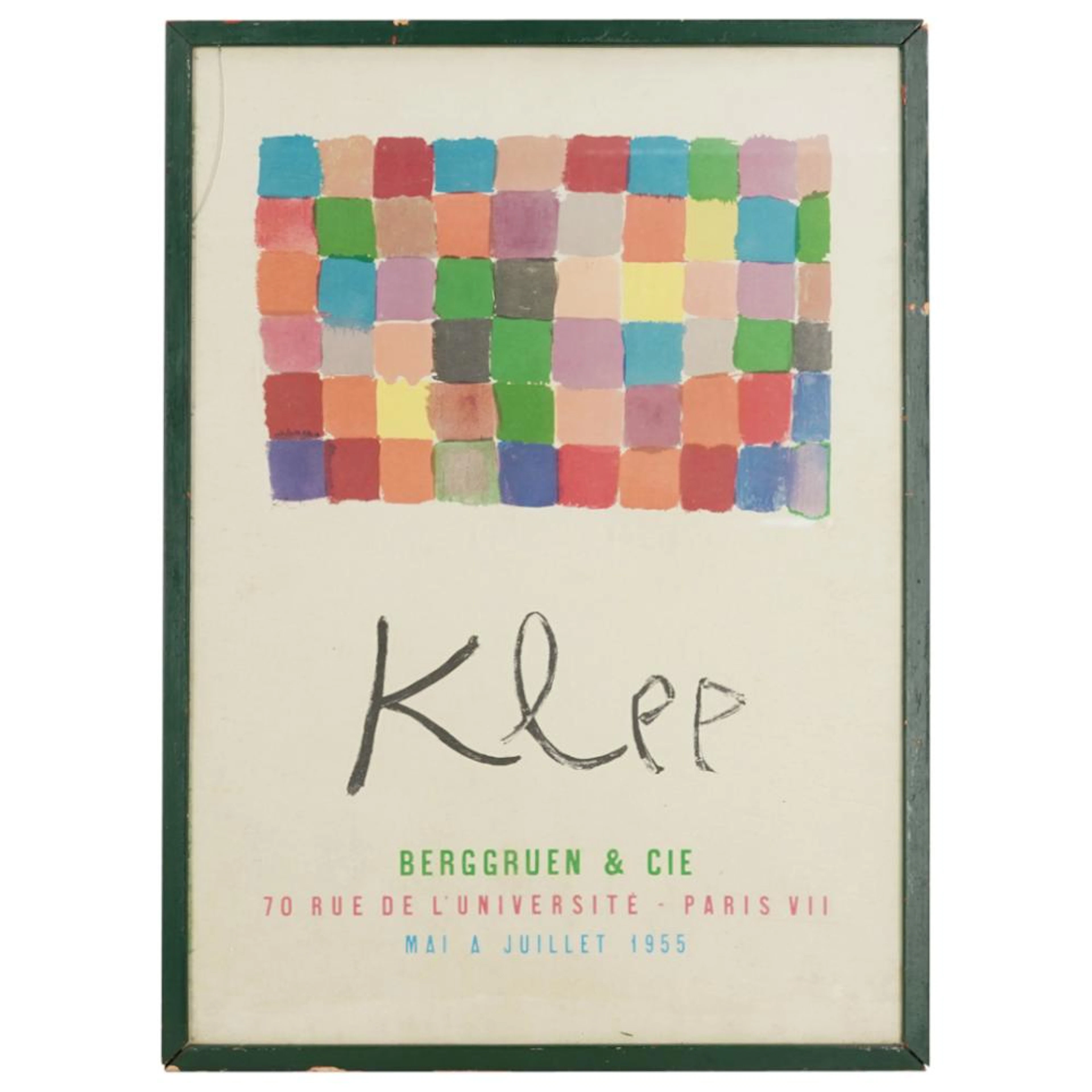 After Paul Klee 1955 Paris Exhibition Poster