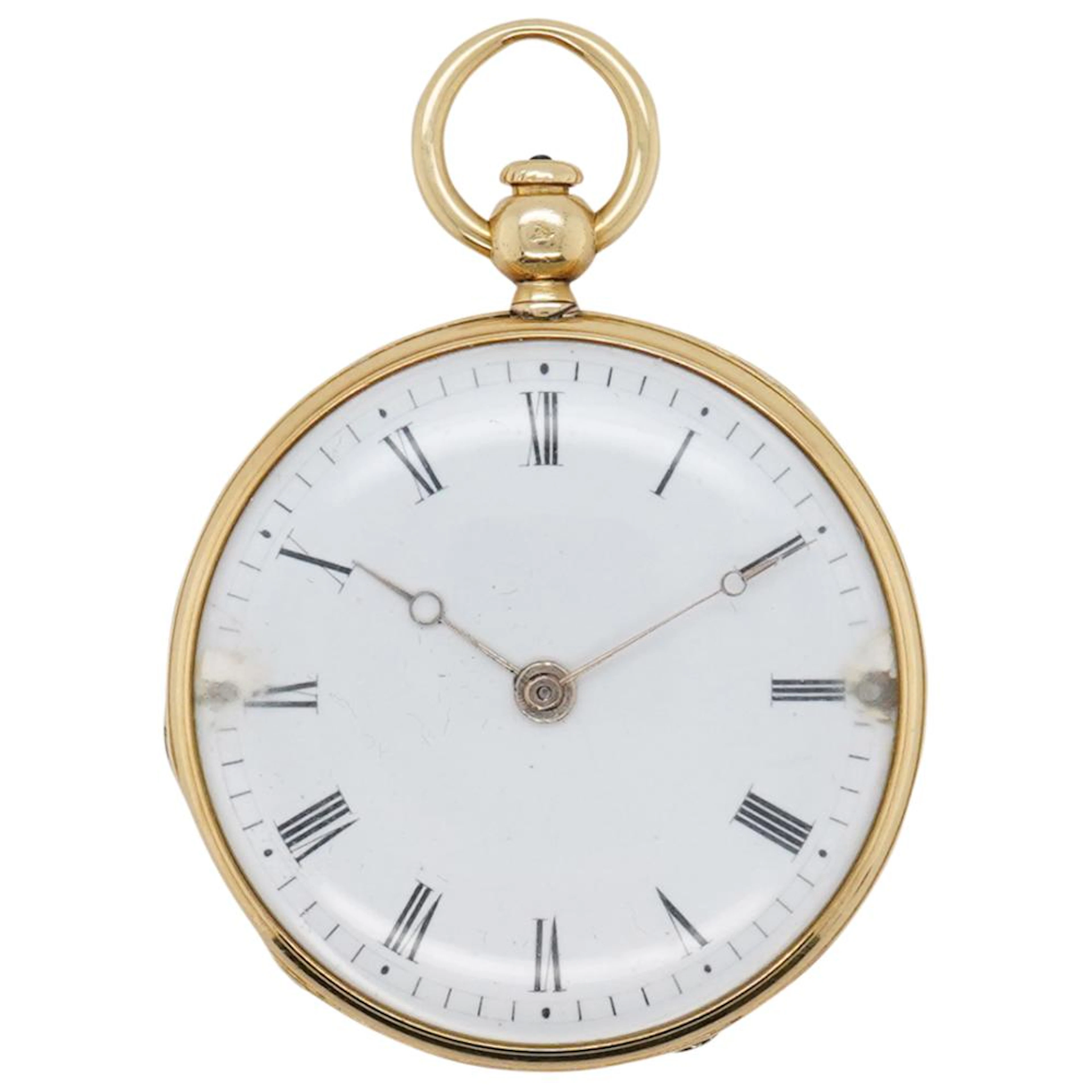 Charles Oudin Miniature Repeater 18k Gold Pocket Watch