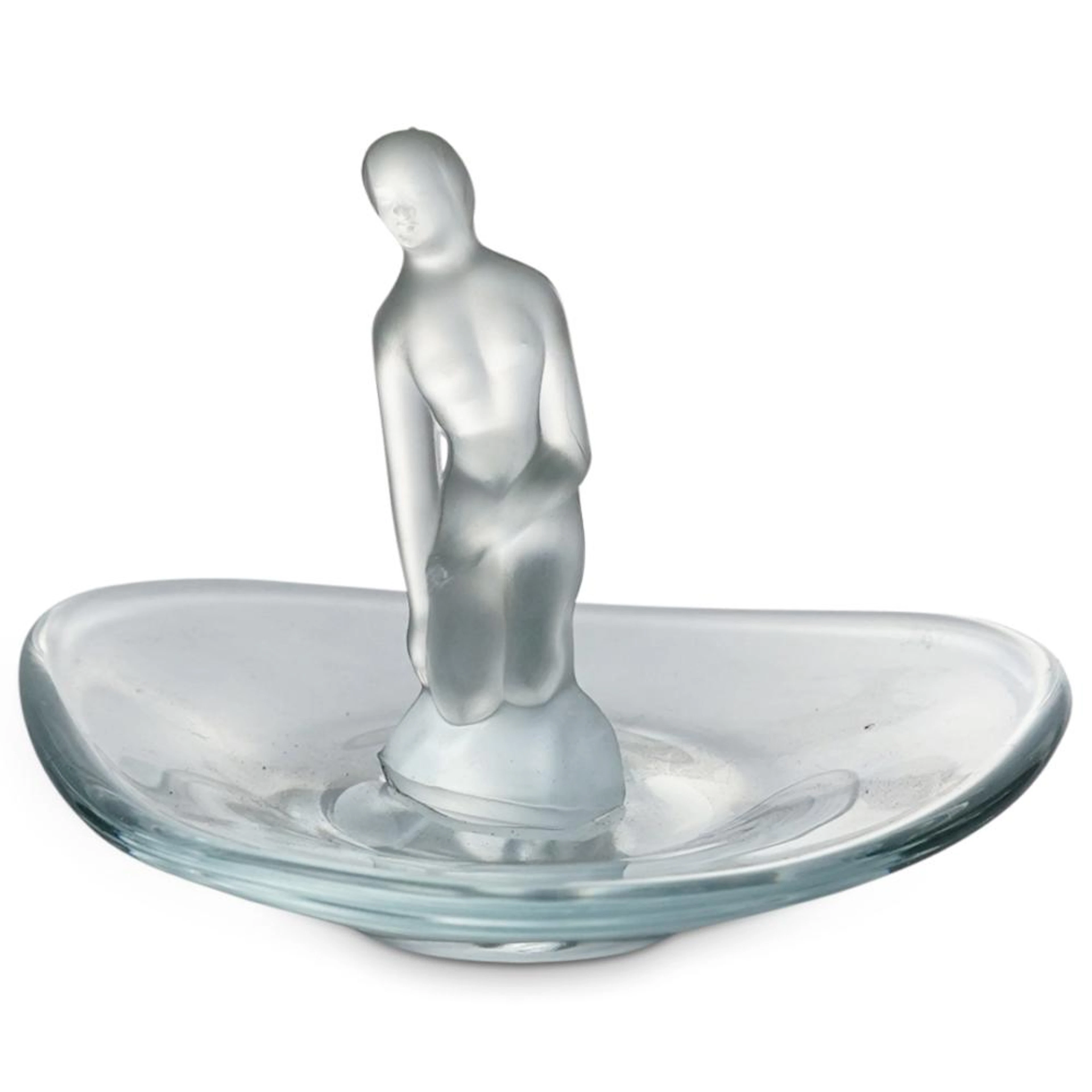 The Little Mermaid Art Glass Figural Pin Tray