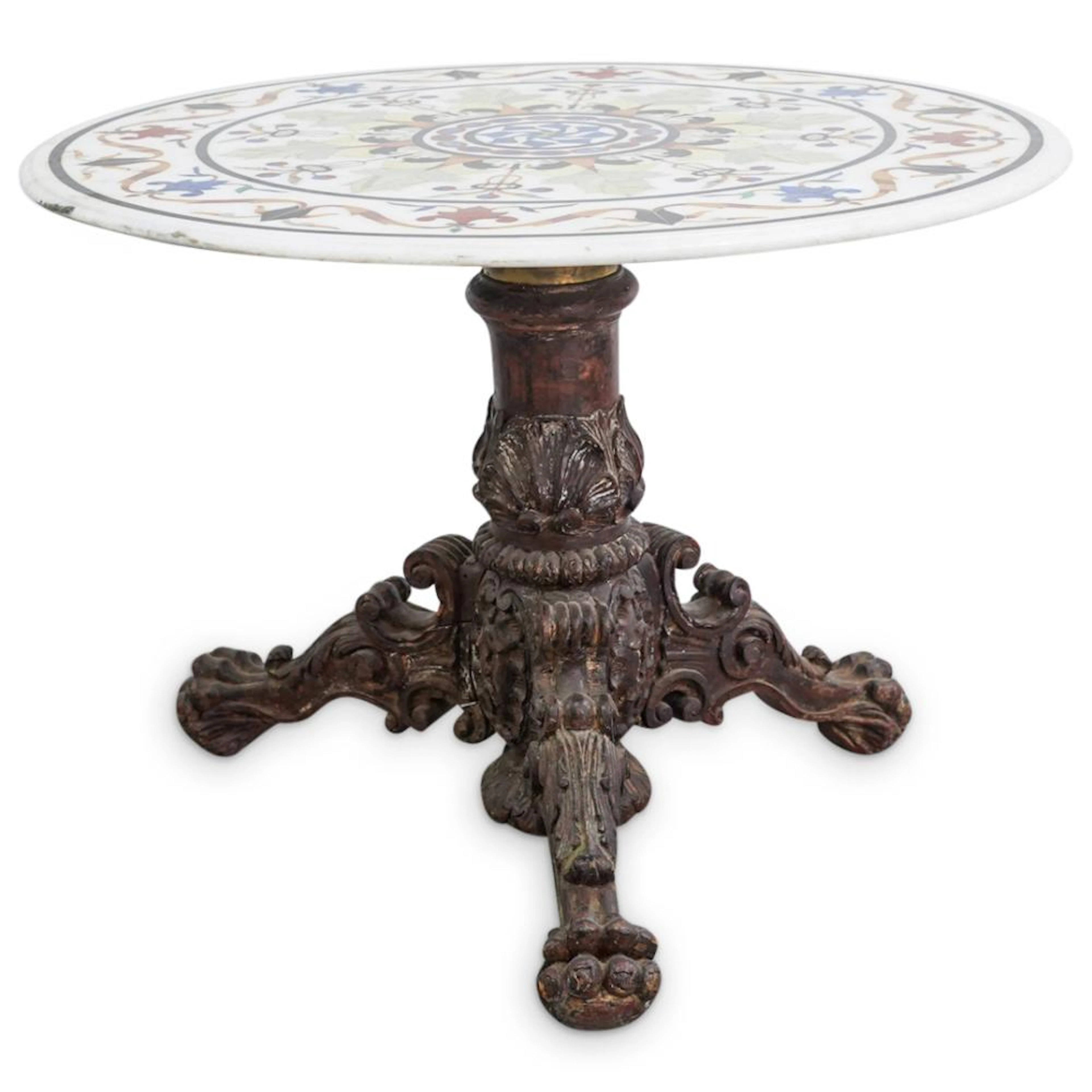 Antique Italian Pietra Dura Table