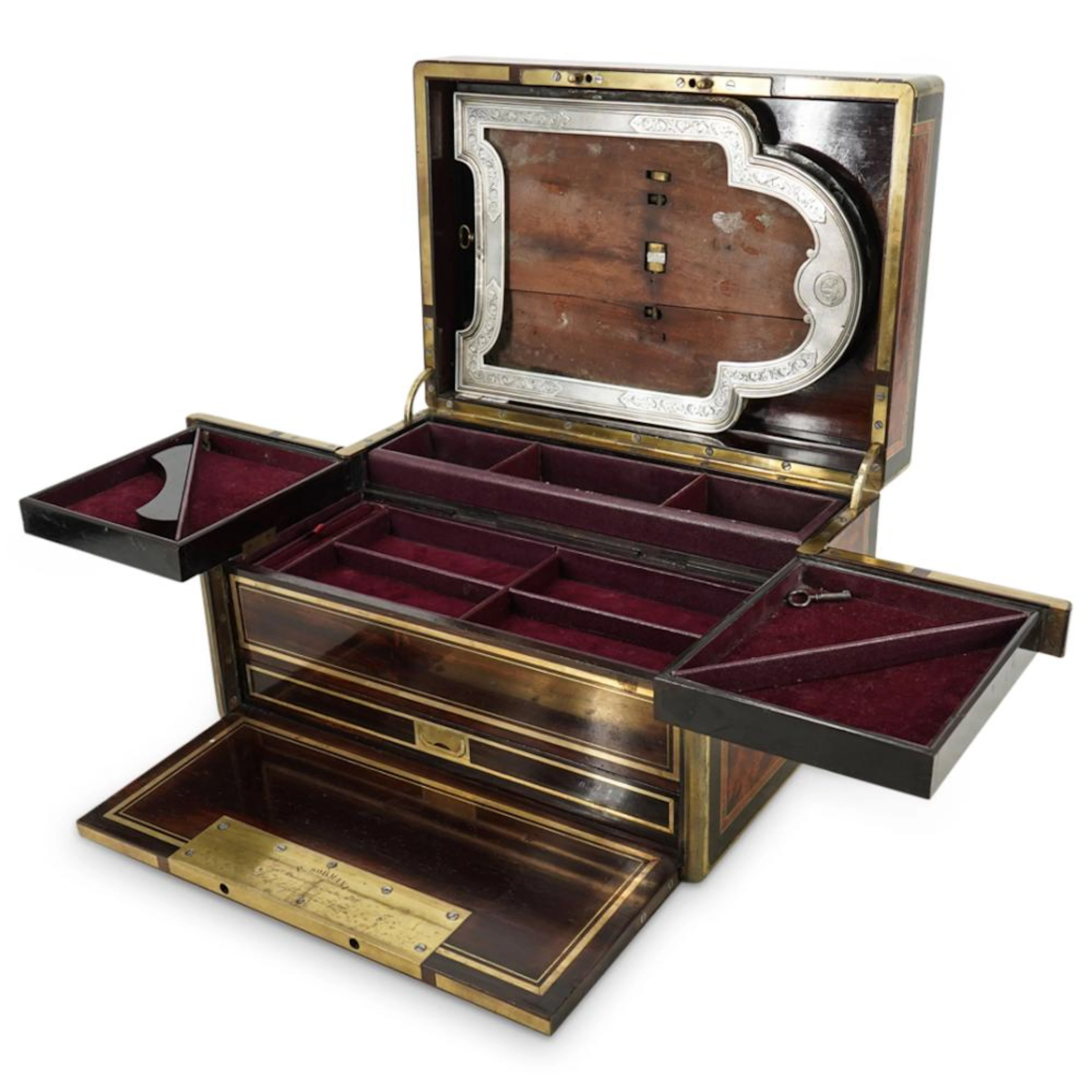 P. Sormani (French 19th Cent.) Exposition Universelle De Londres Jewelry Box