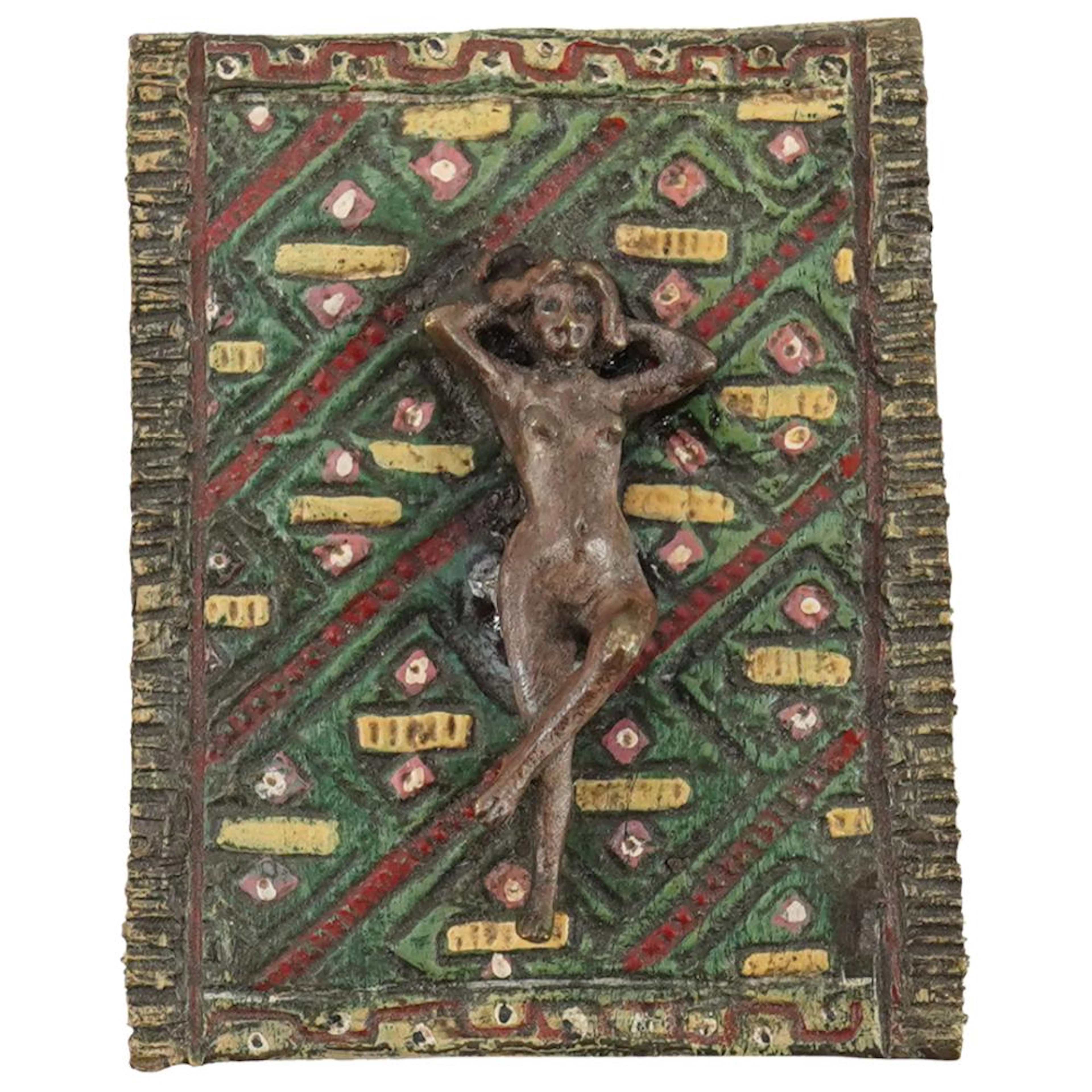 Austrian Orientalist Cold Painted Bronze Figurine