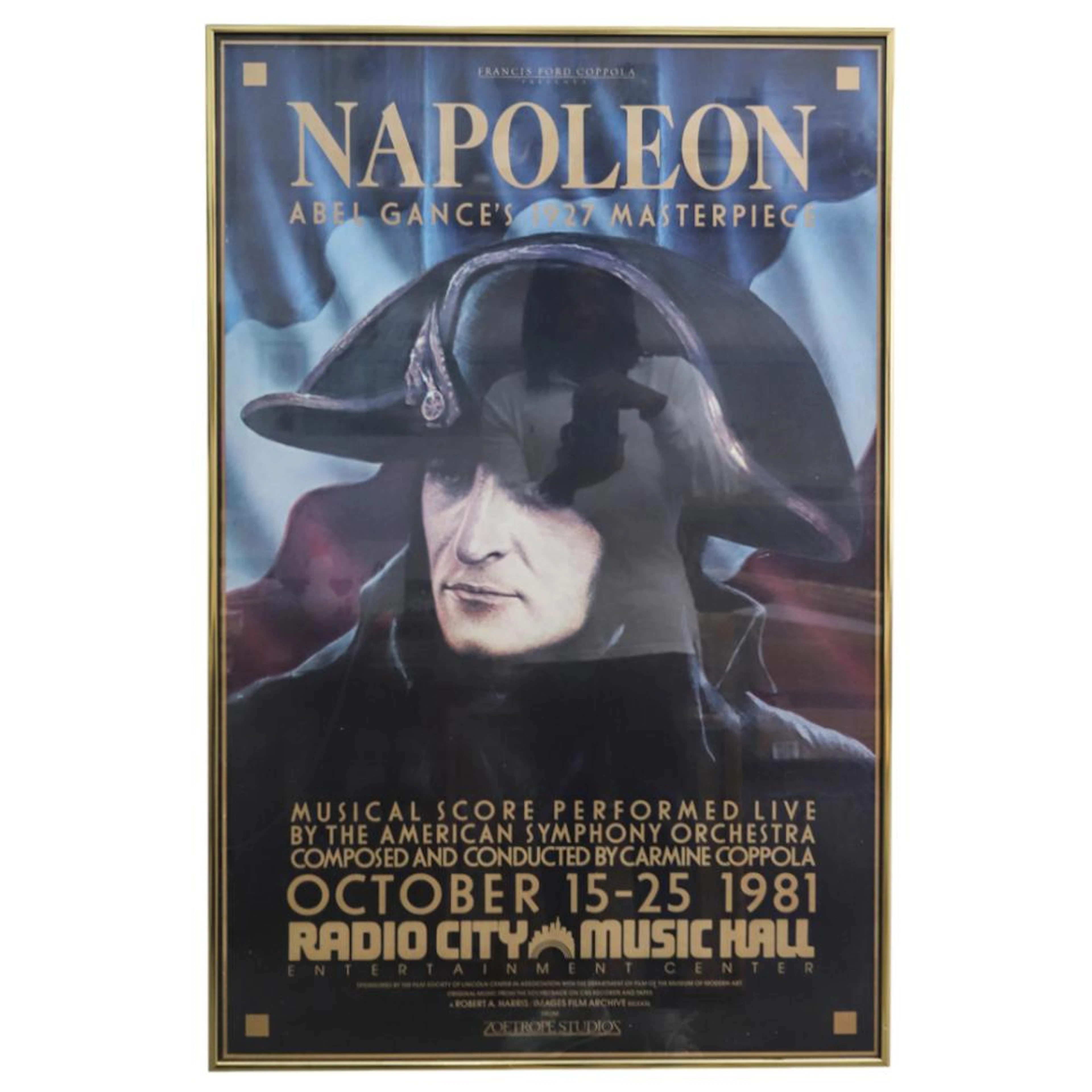 apoleon Poster Francis Ford Coppola Radio City Music Hall