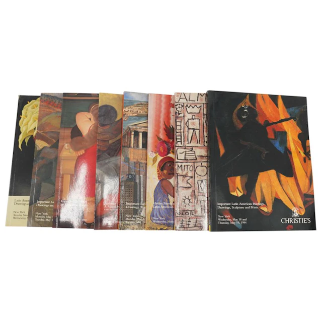 (8 Pc) Christie's New York Latin American Art Auction Catalogues