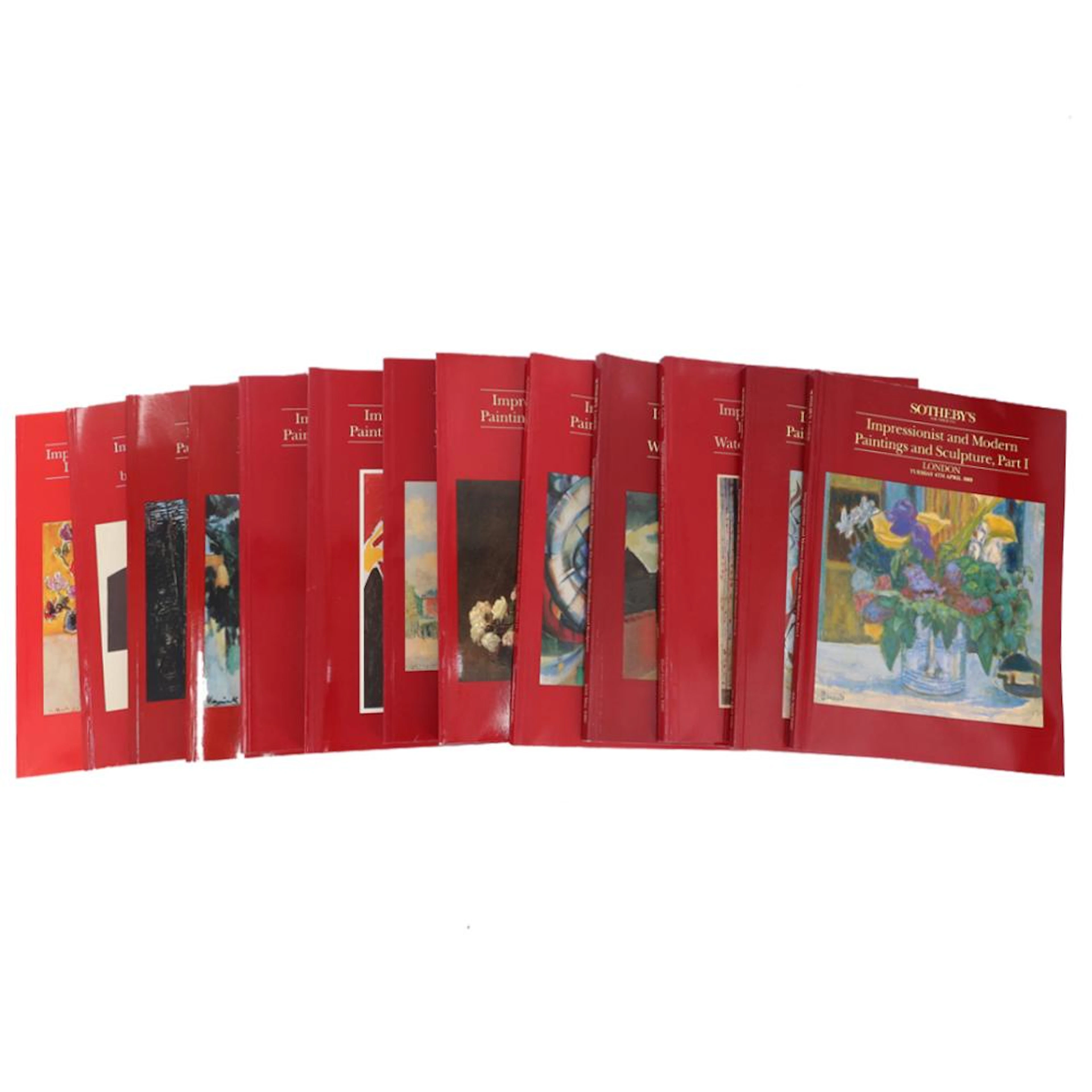 (13 Pc) 1989 & 1991 Sotheby's London Auction Catalogues Collectio