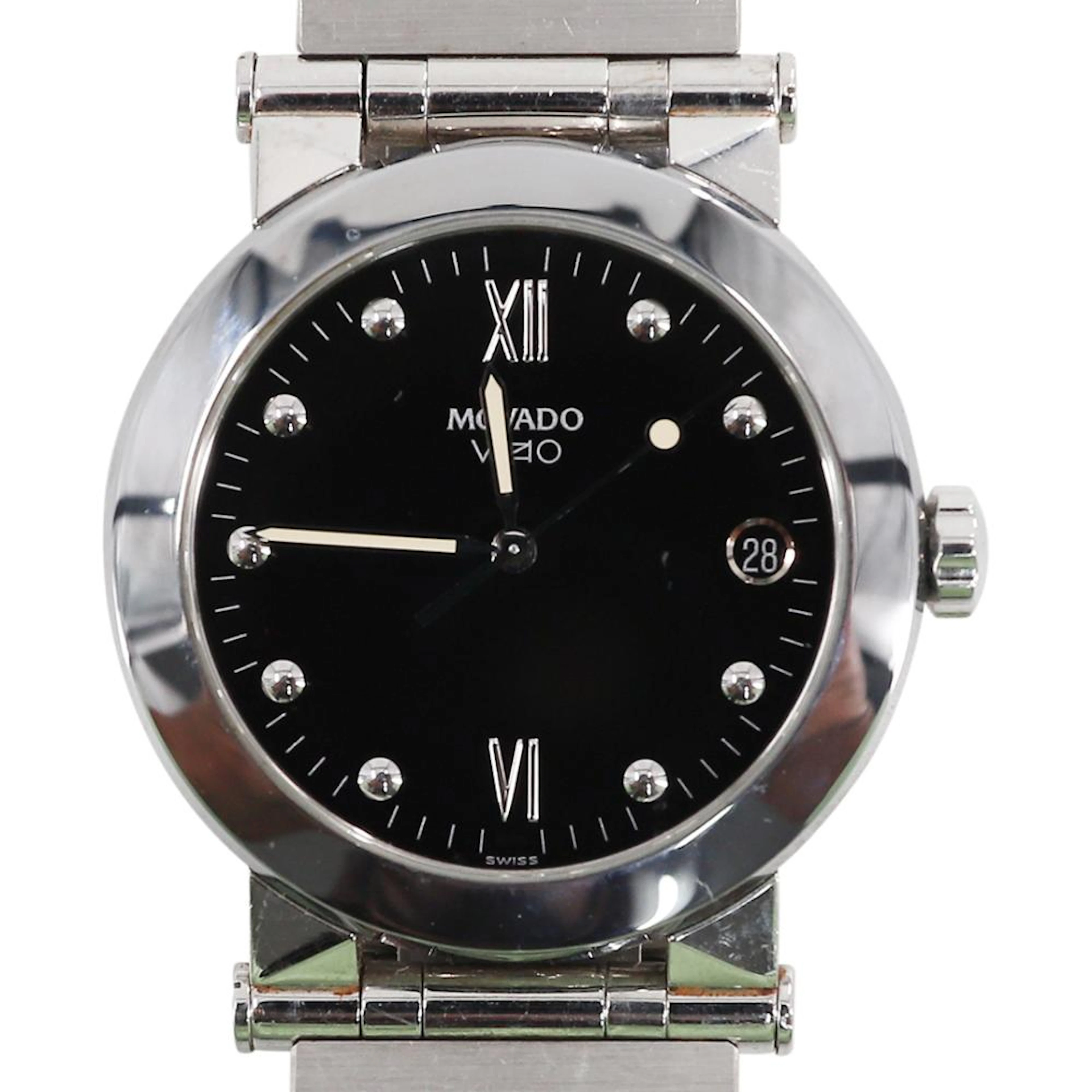 Movado Vizio Stainless Steel Date Watch