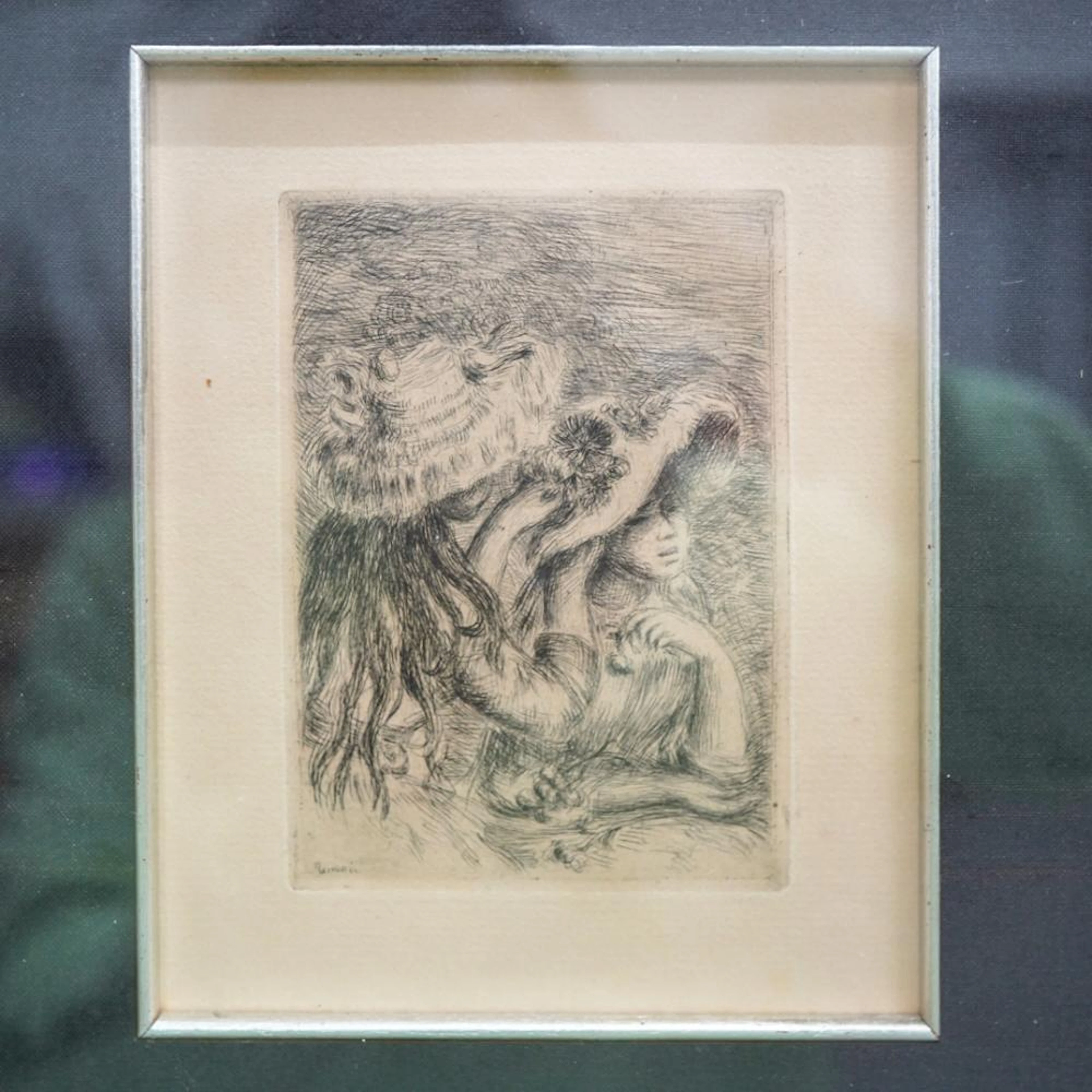 Auguste Renoir (French, 1841) "Le Chapeau Epingle" Etching