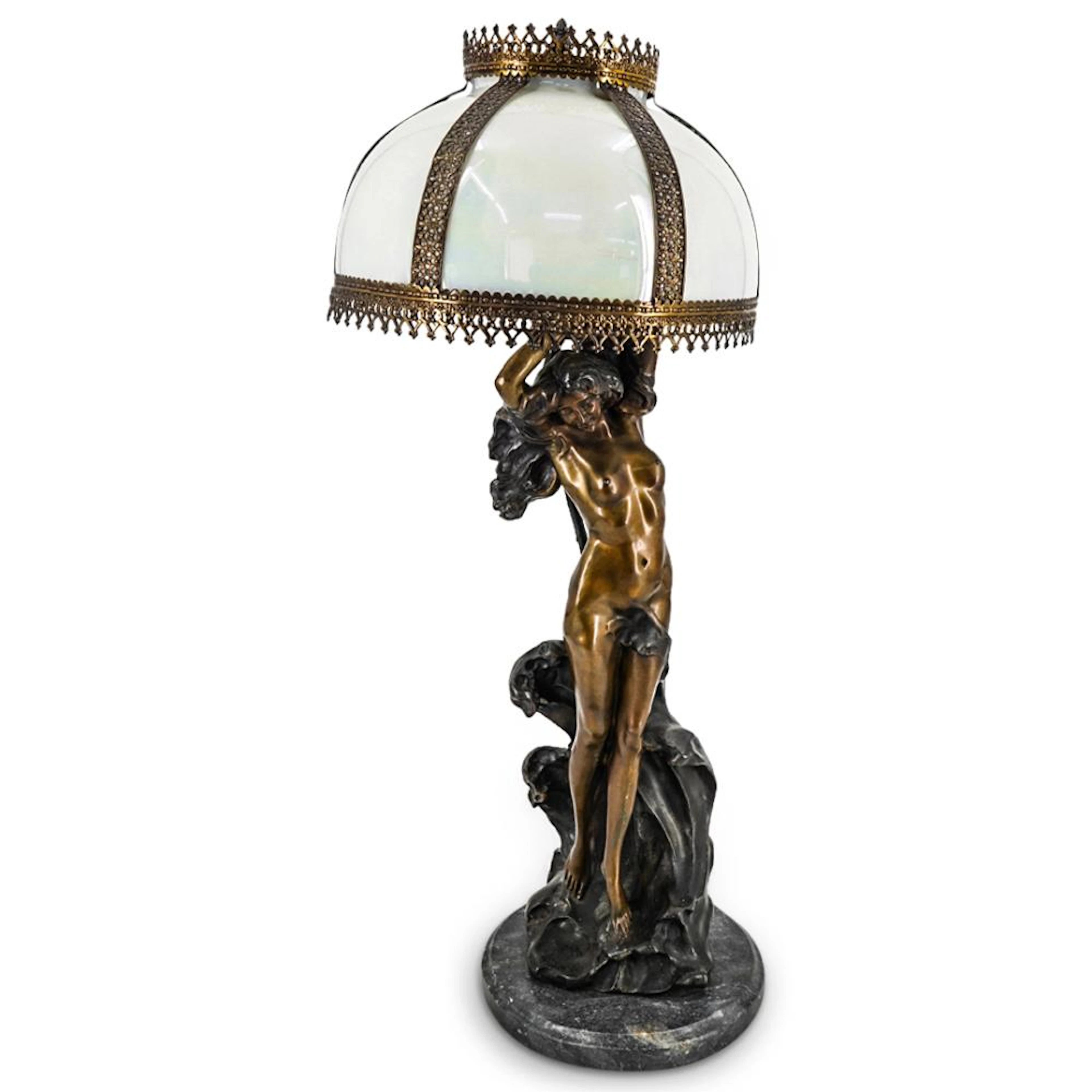 After Vittorio Caradossi "By The Sea" Converted Lamp Base