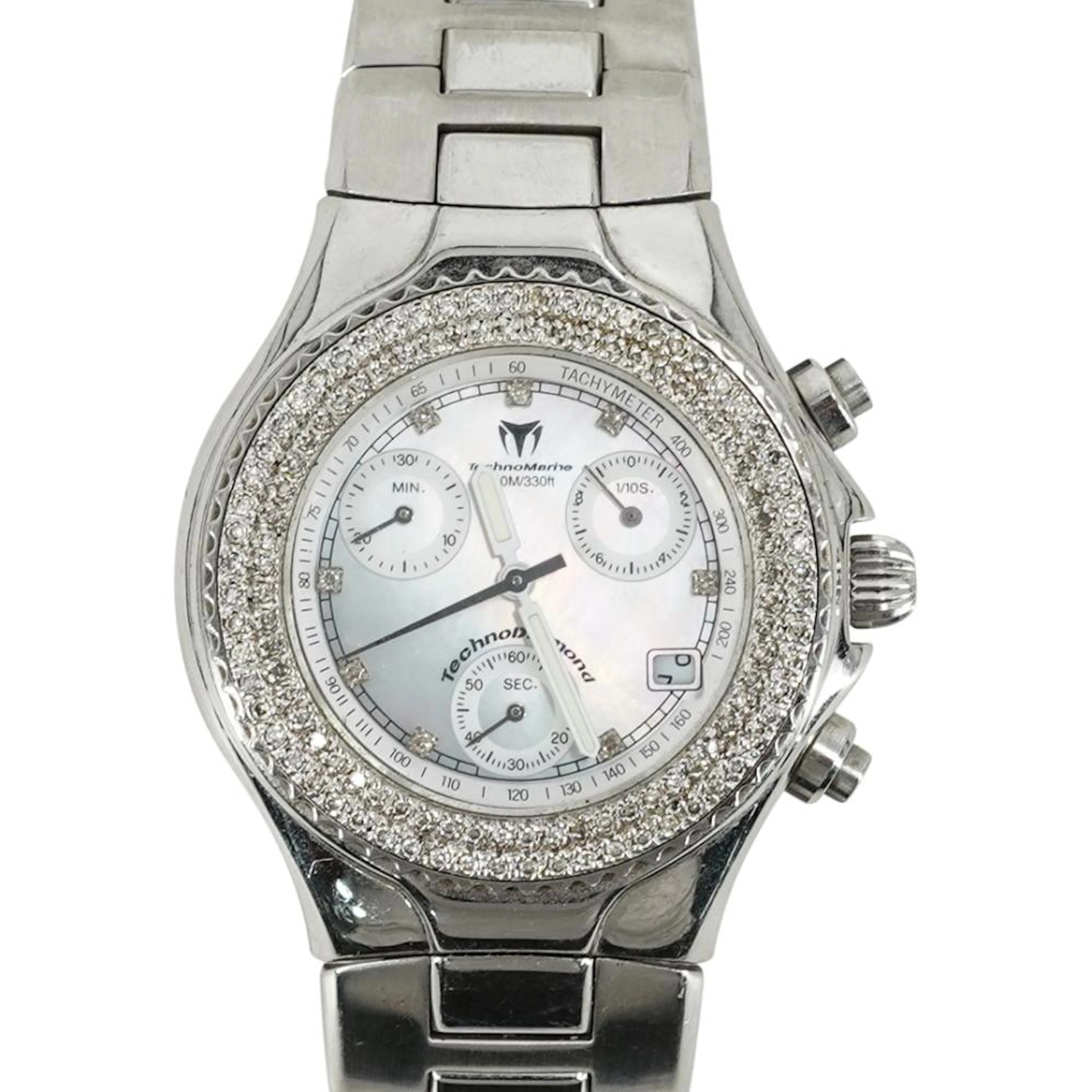 Technomarine Stainless and Diamond Ladies Watch