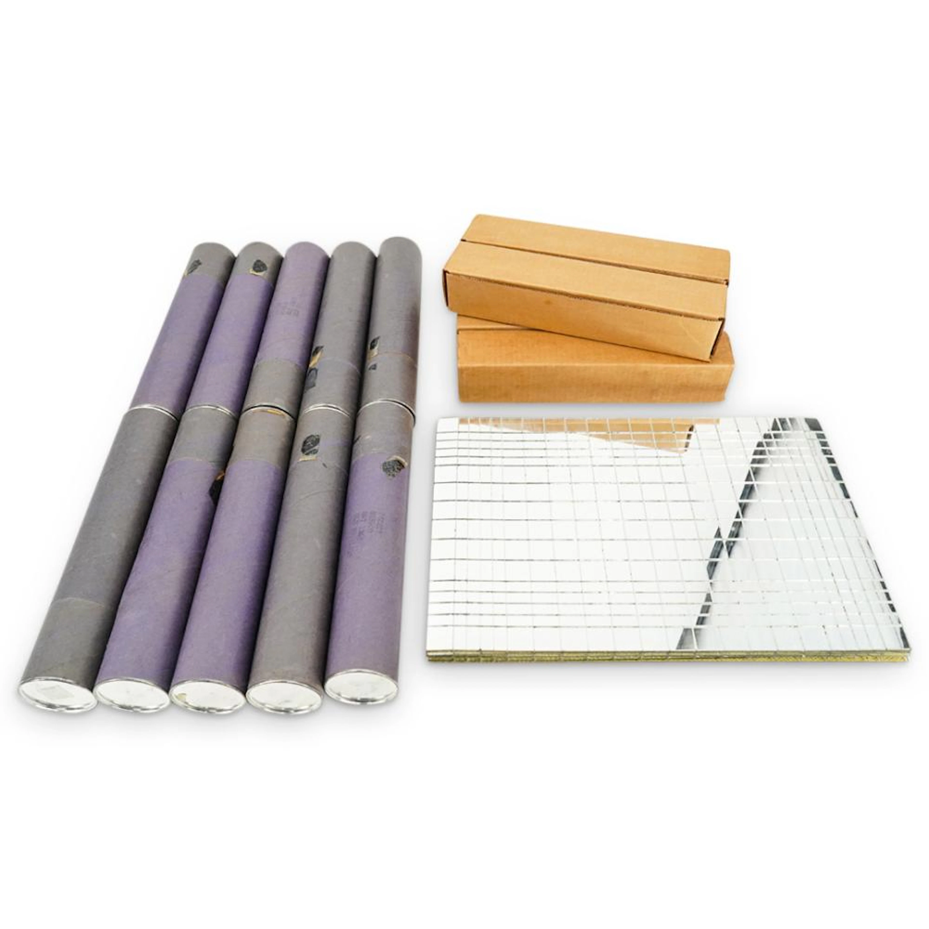 (16 Pc) Mirrored Table Placemats