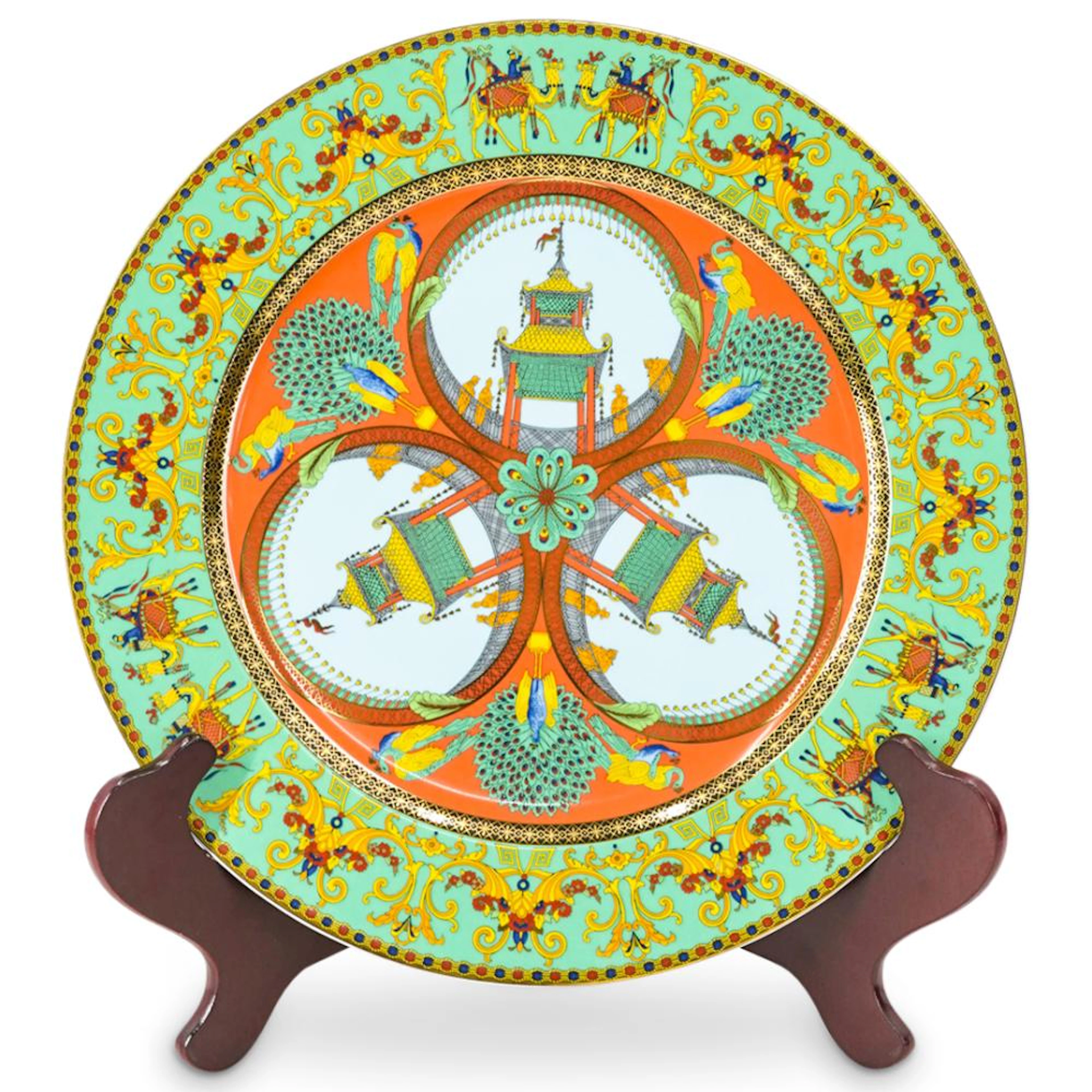 Rosenthal Versace "Le Voyage de Marco Polo" Porcelain Charger