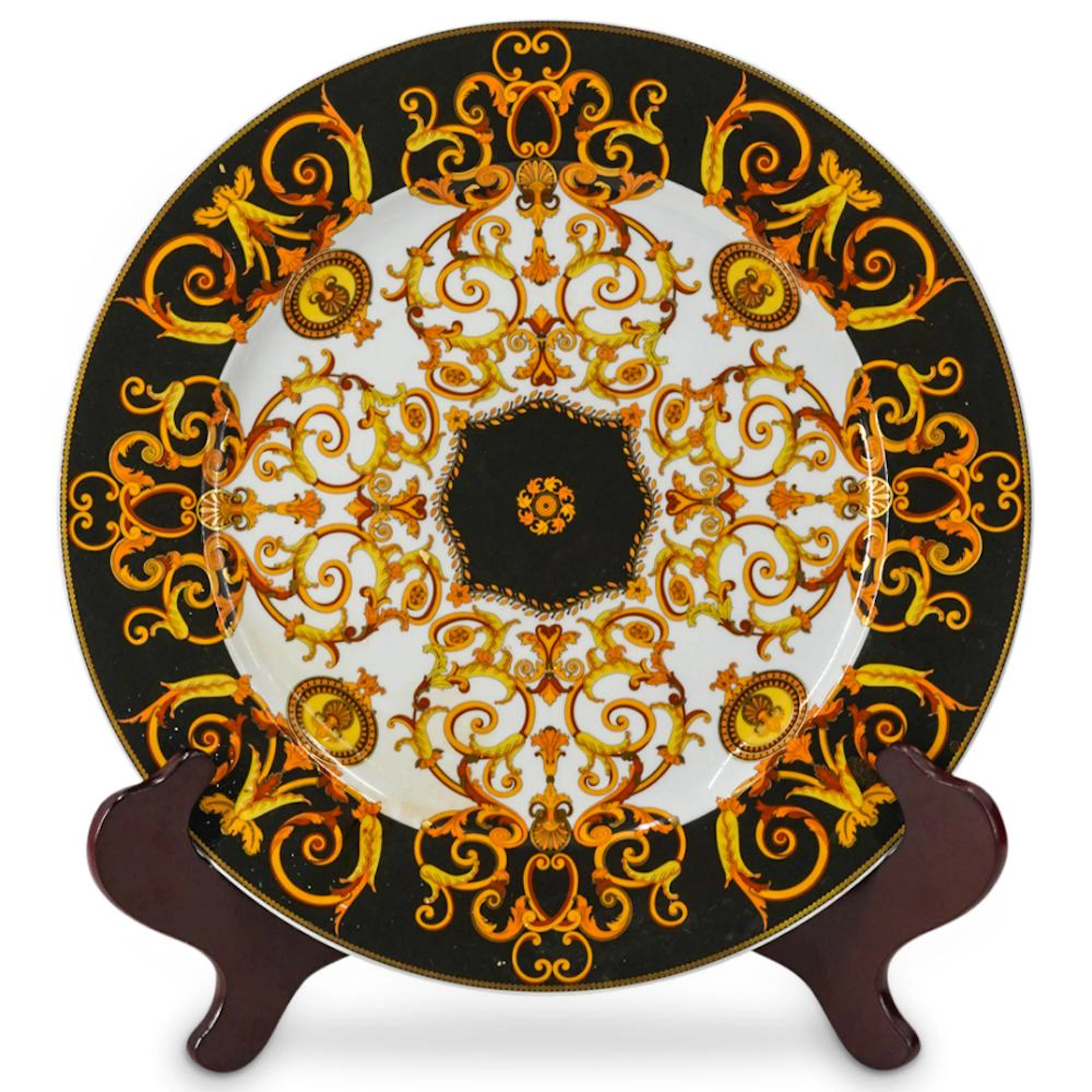 Rosenthal Versace "Barocco" Porcelain Charger Plate