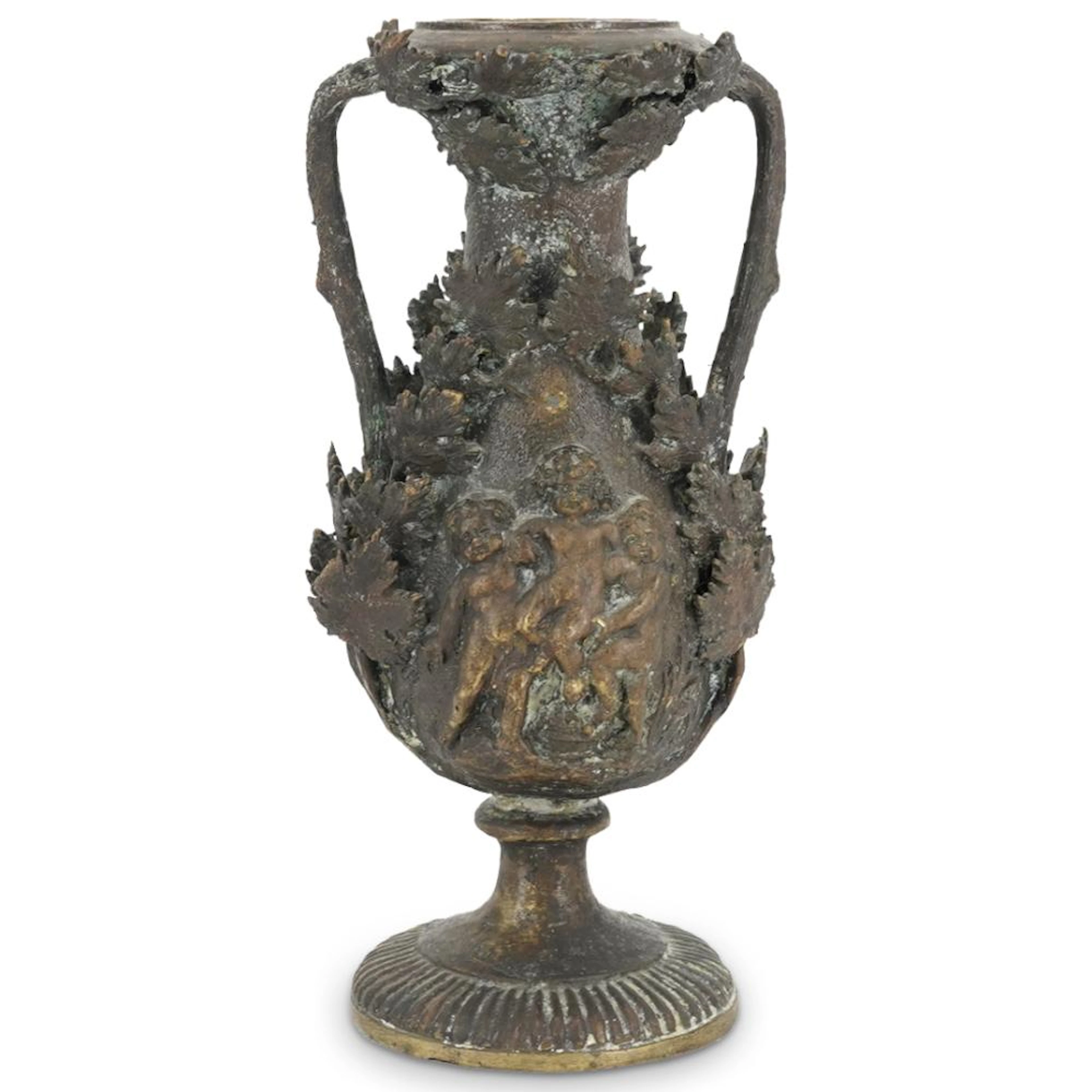 Antique Bronze Double Handled Ur