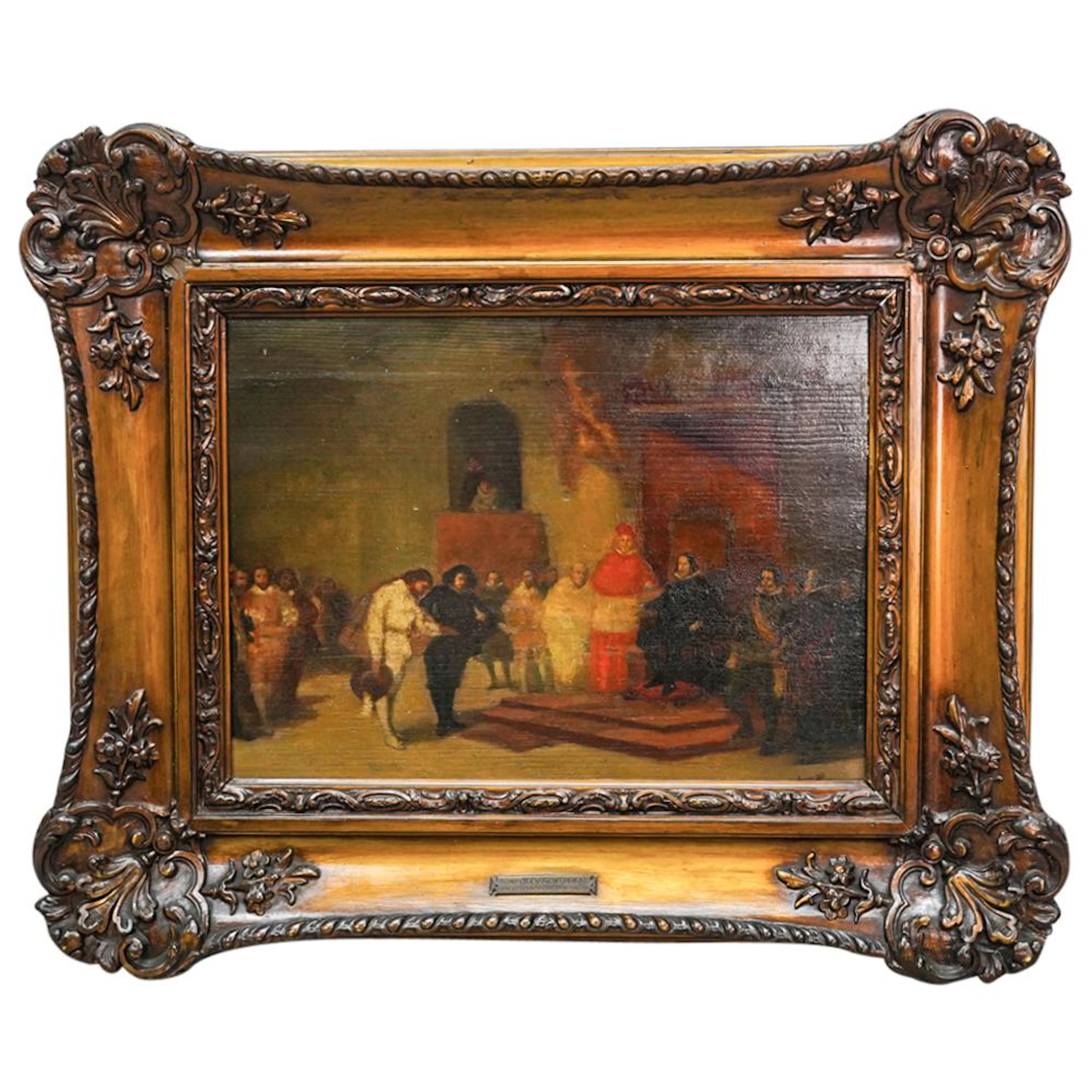 Attrib. Francisco Javier Amerigo Y Aparici (Spanish, 1842-1912) OOB