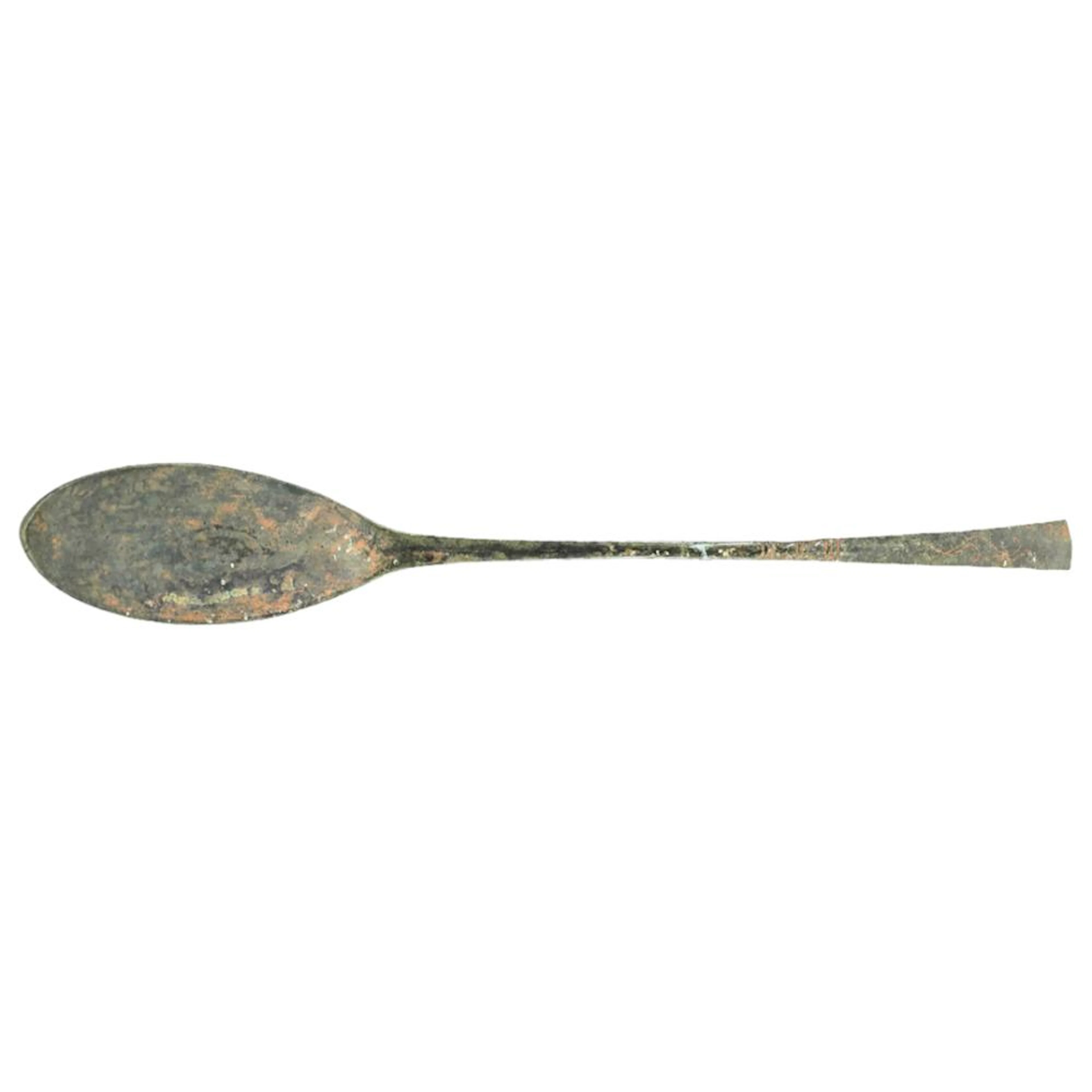 Antique Korean Koryo Dynasty Bronze Spoo