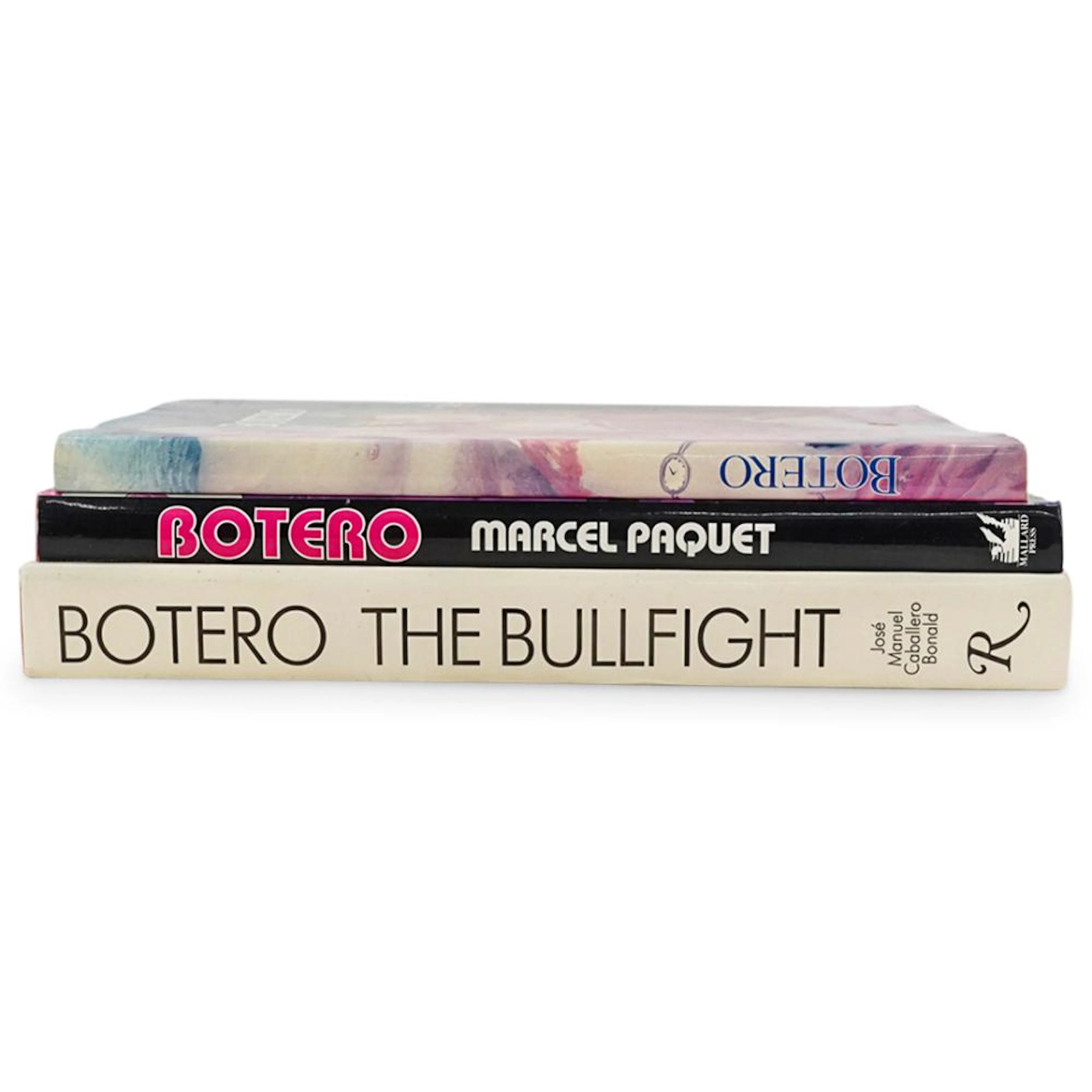 (3 Pc) Group Of Botero Art Books