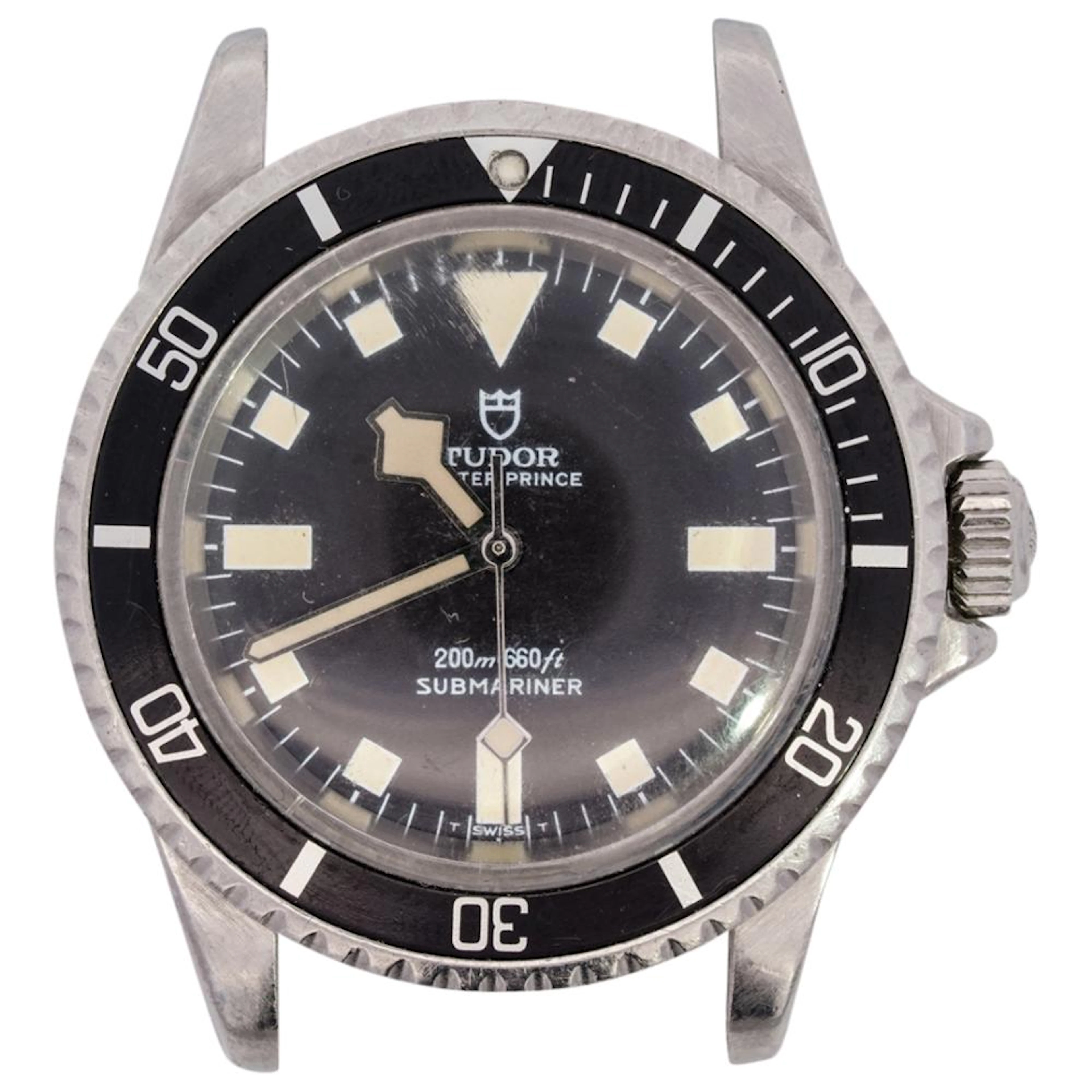 Vintage Tudor Submariner "Lollipop" Stainless Watch