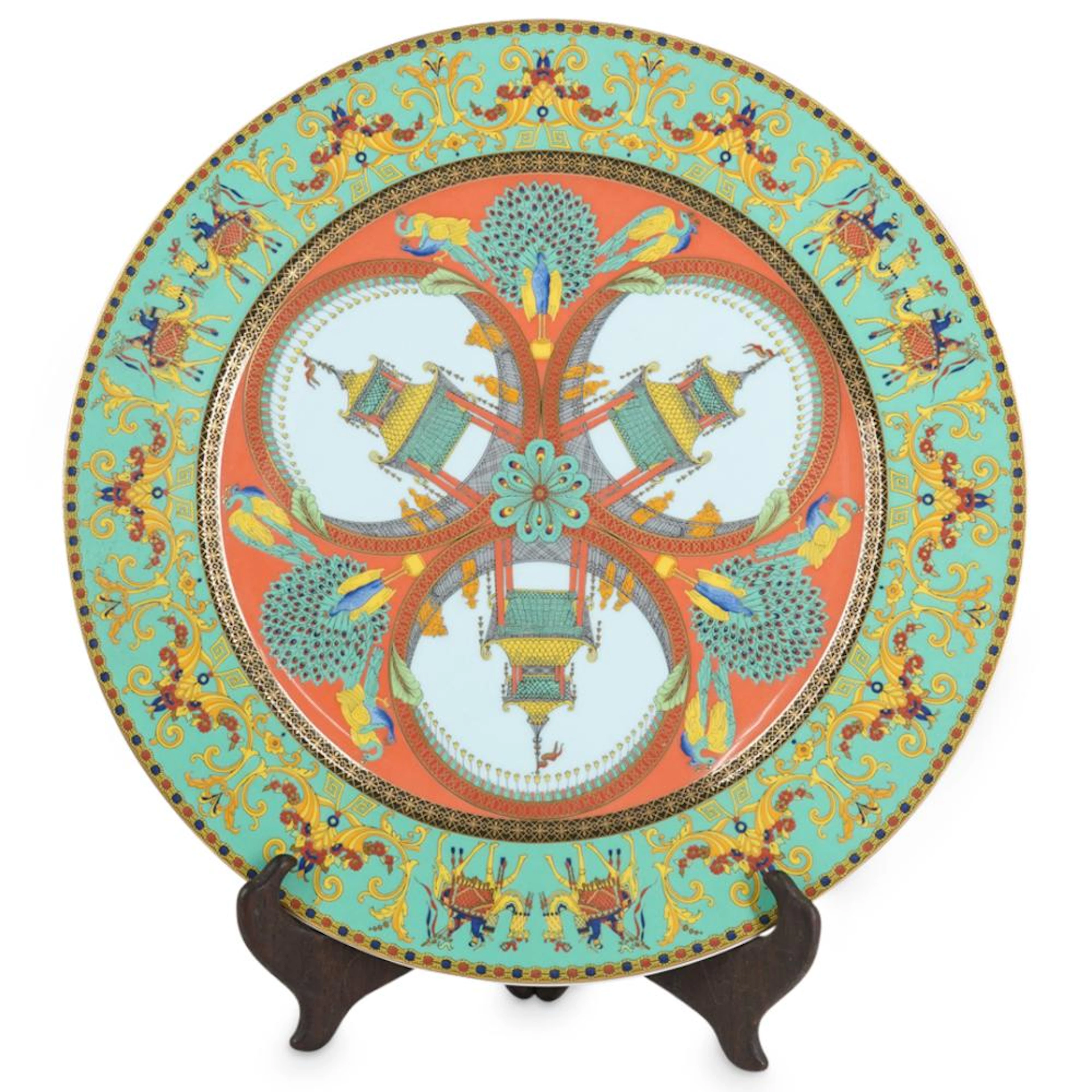 Rosenthal Versace "Le Voyage De Marco Polo" Porcelain Charger Plate