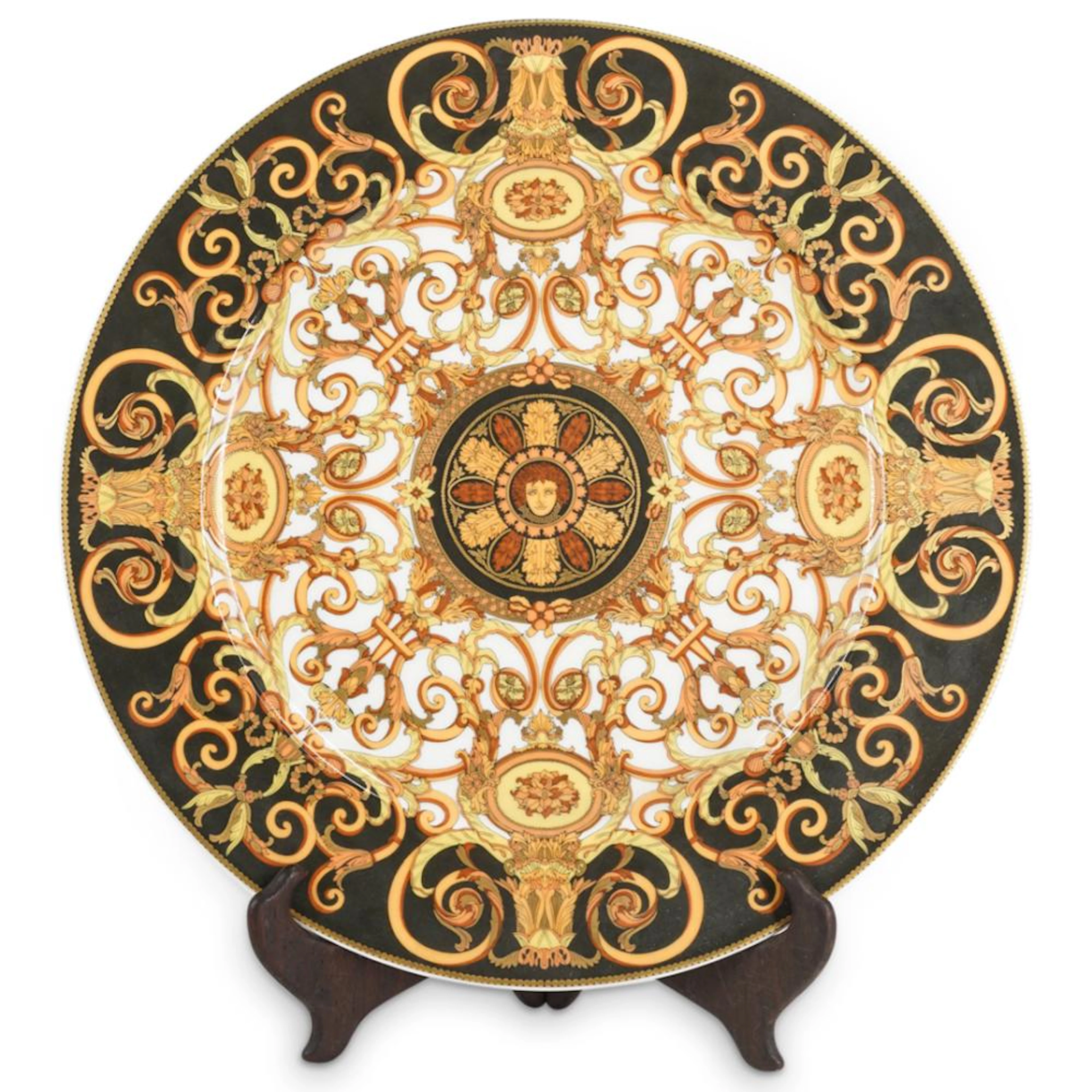 Rosenthal Versace "Barocco" Porcelain Charger Plate