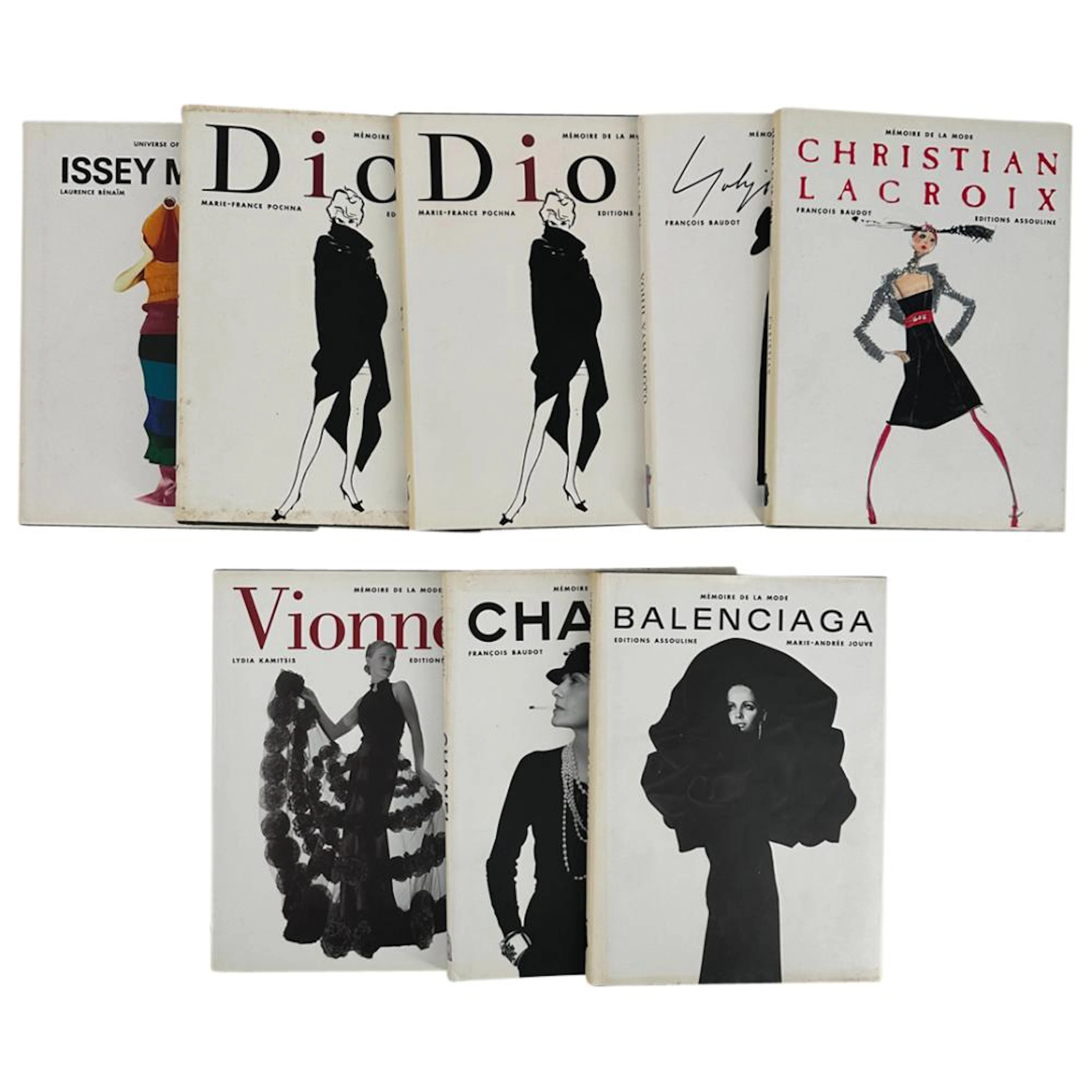 (8 Pc) Editions Assouline Fashion Books Collectio