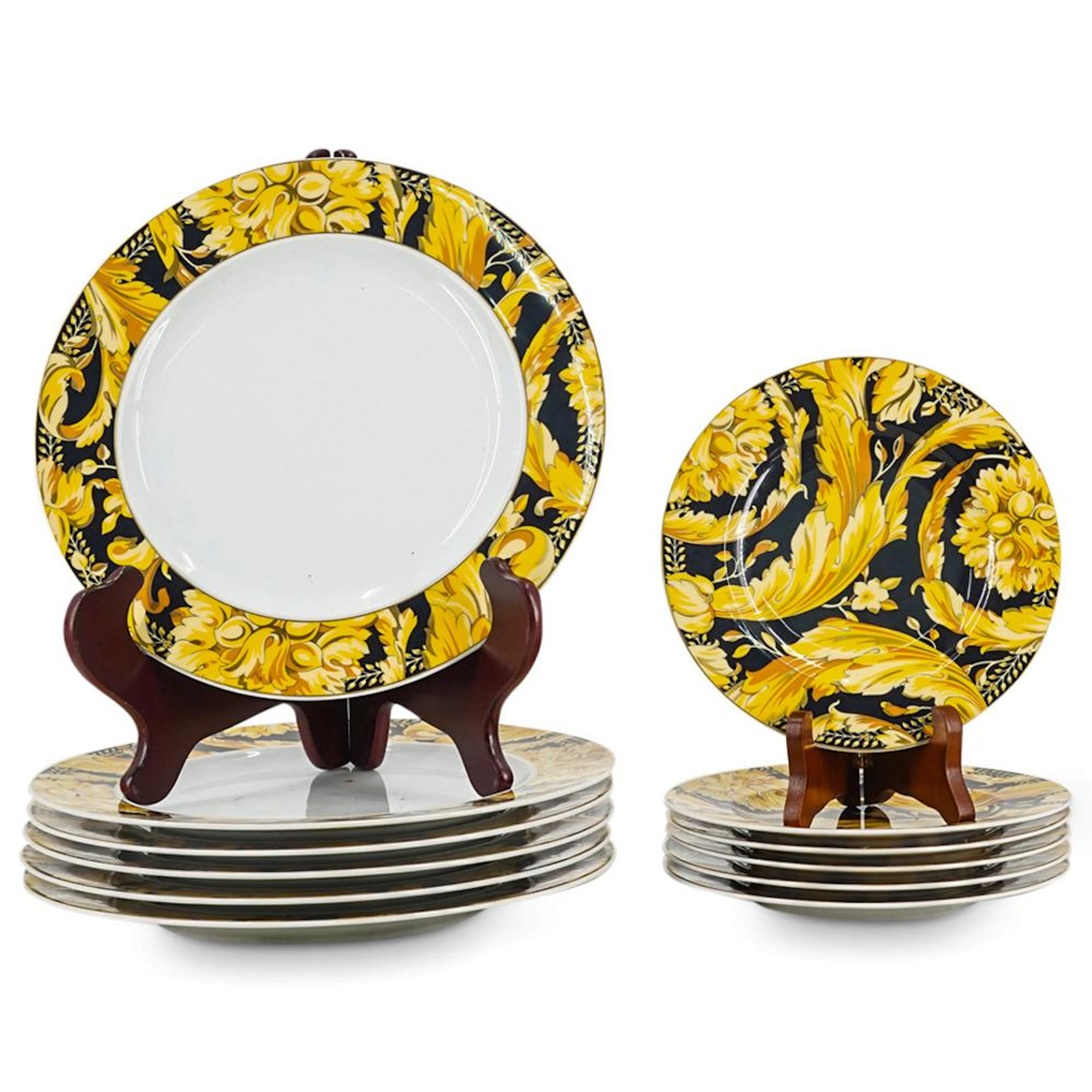 (12 Pc) Rosenthal Versace "Vanity" Porcelain Set