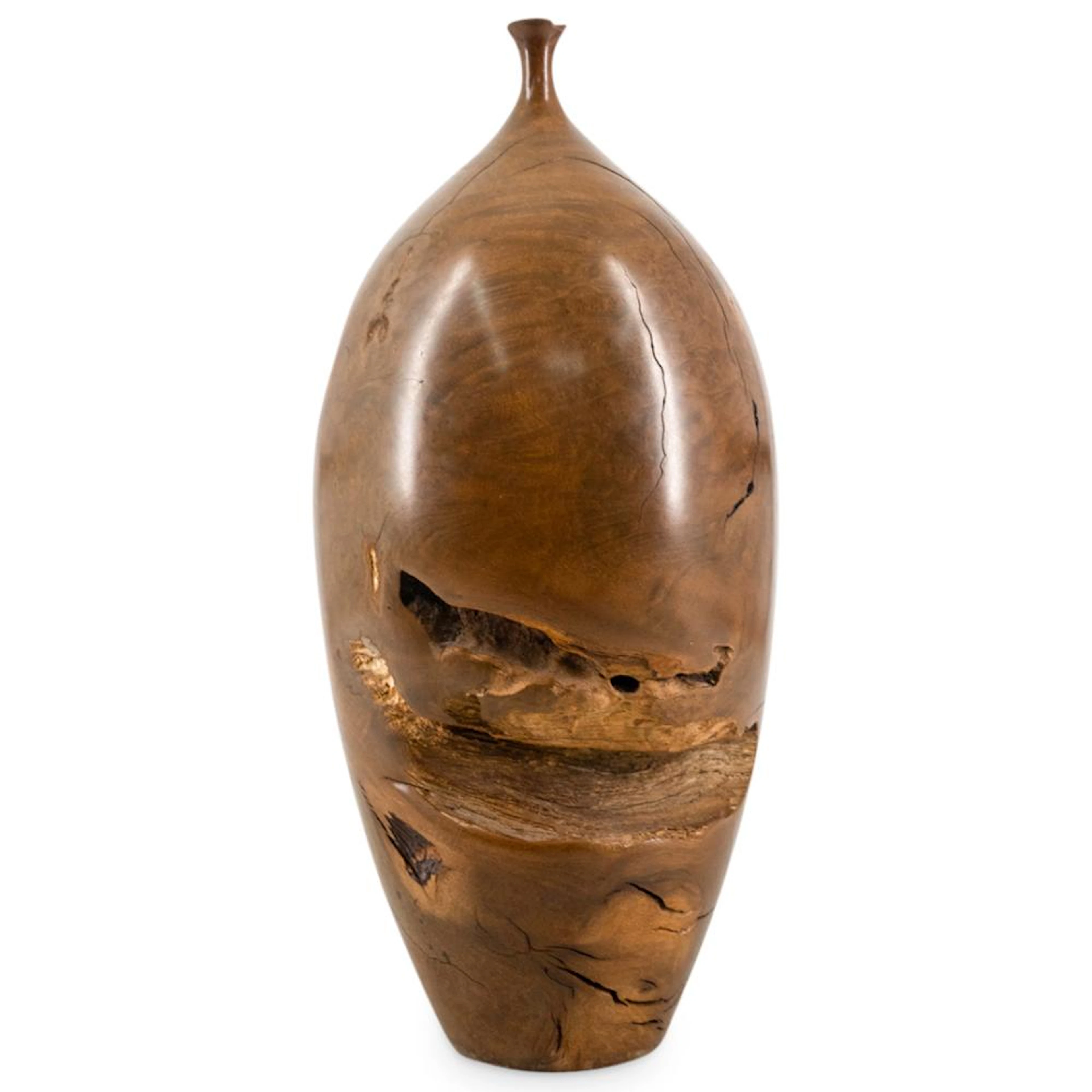 Hap Sakwa (American, 1950) Manzanita Wood Weed Vase
