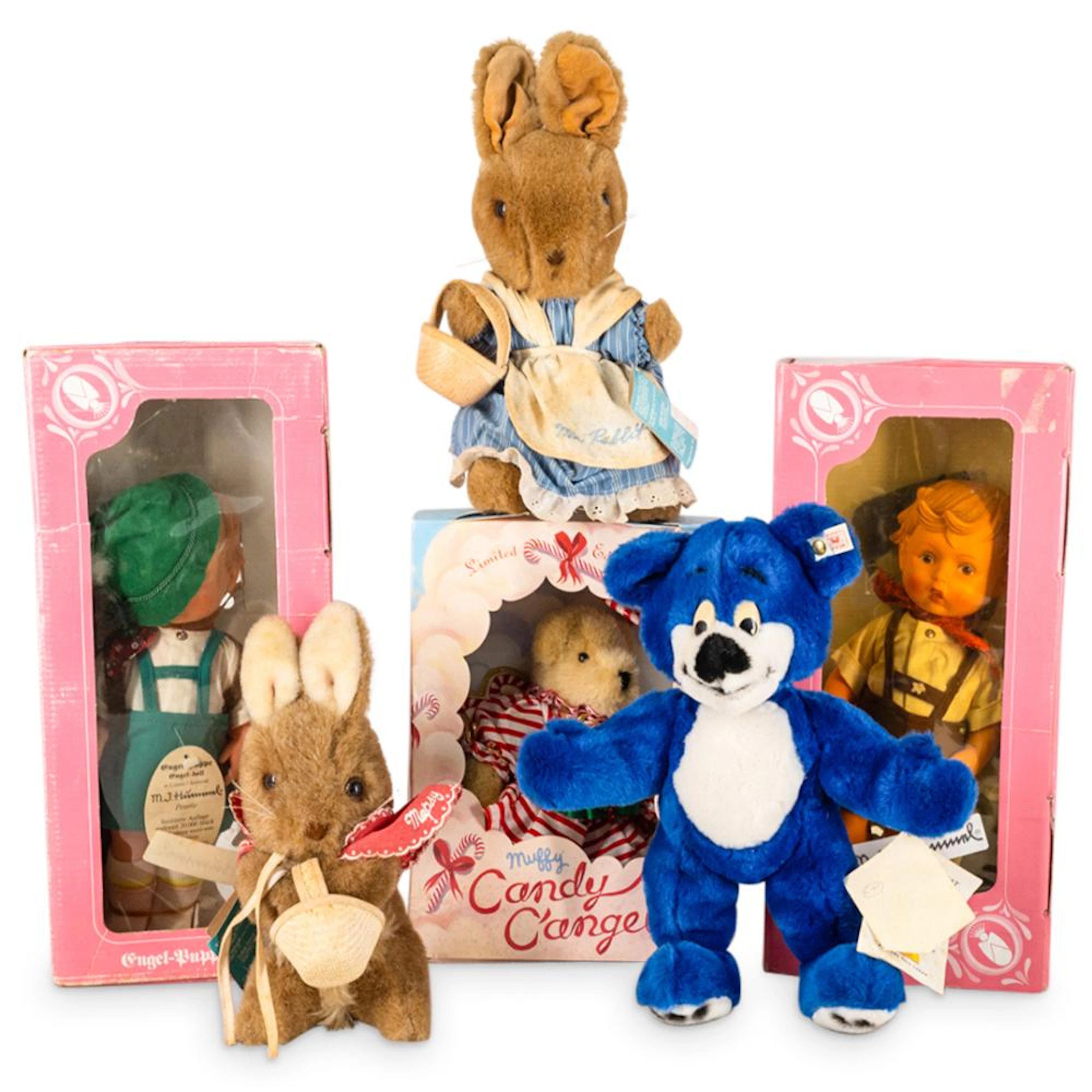 (6 Pc) Assorted Plush Toys & Dolls Collectio
