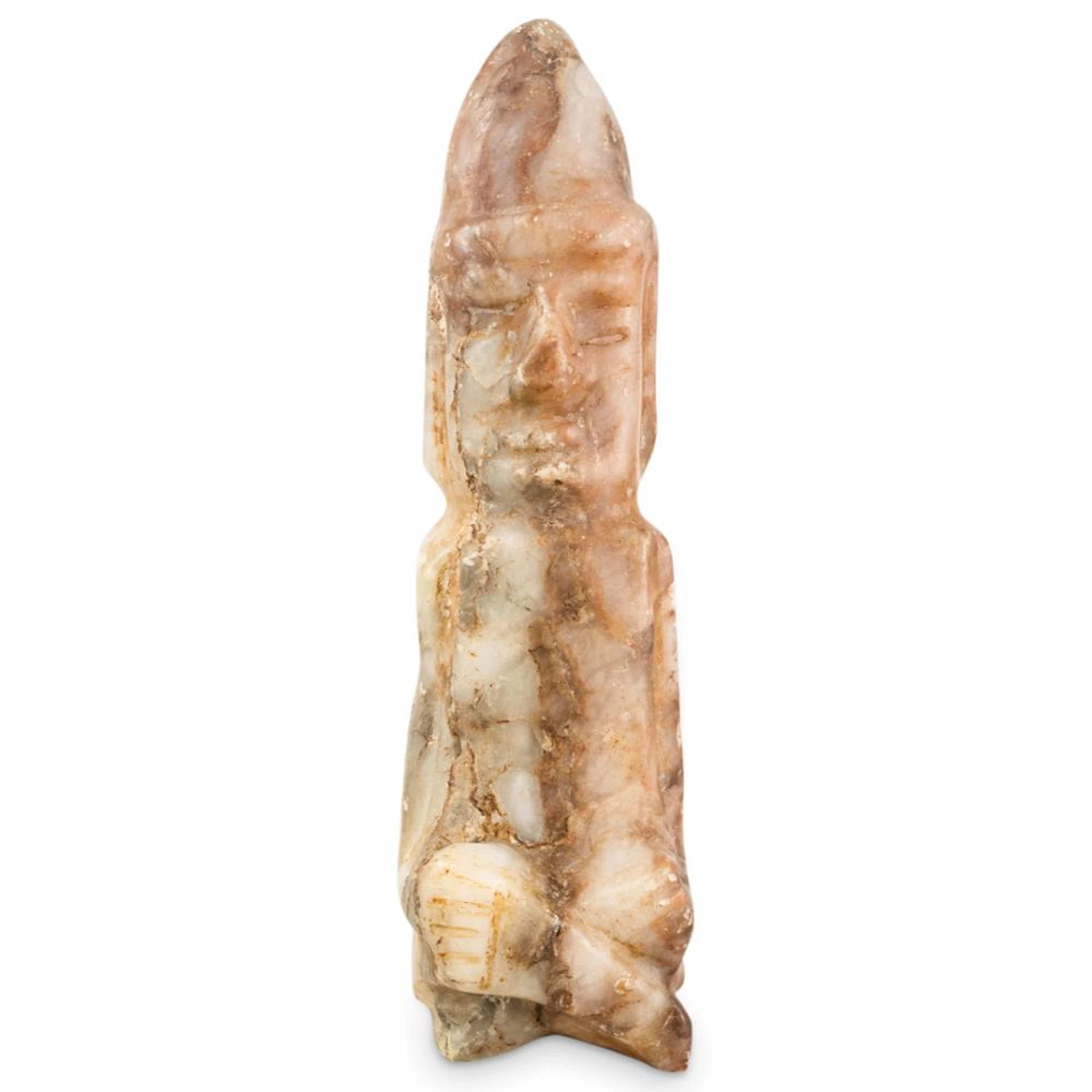 Pre Columbian Olmec Carved Jade Sculpture