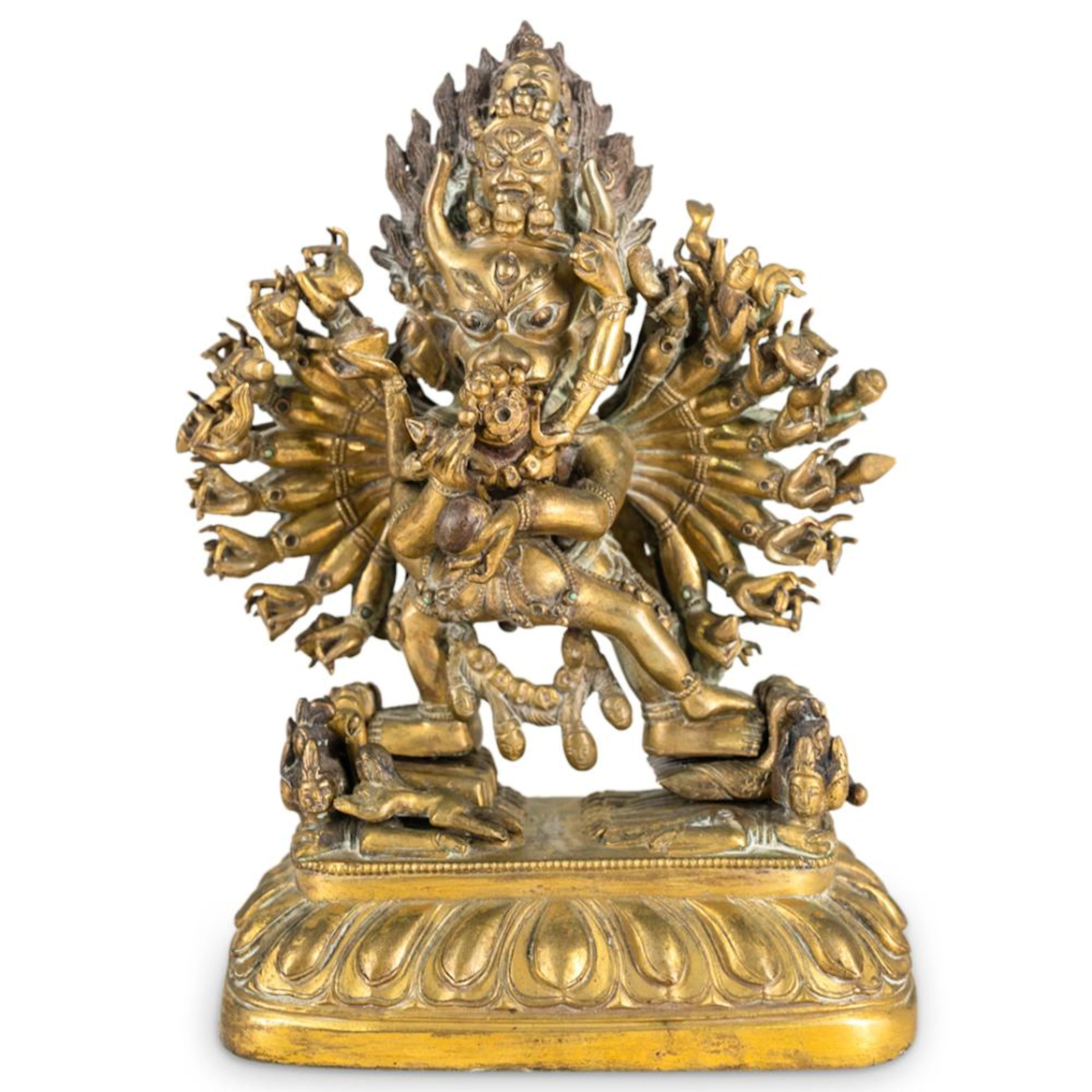 Fine, Rare, And Important Tibetan Yamantaka Vajrabhairava Yab Yum