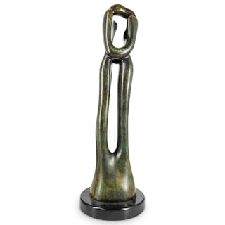 Leon Bronstein (Israeli, B. 1951) Bronze Sculpture