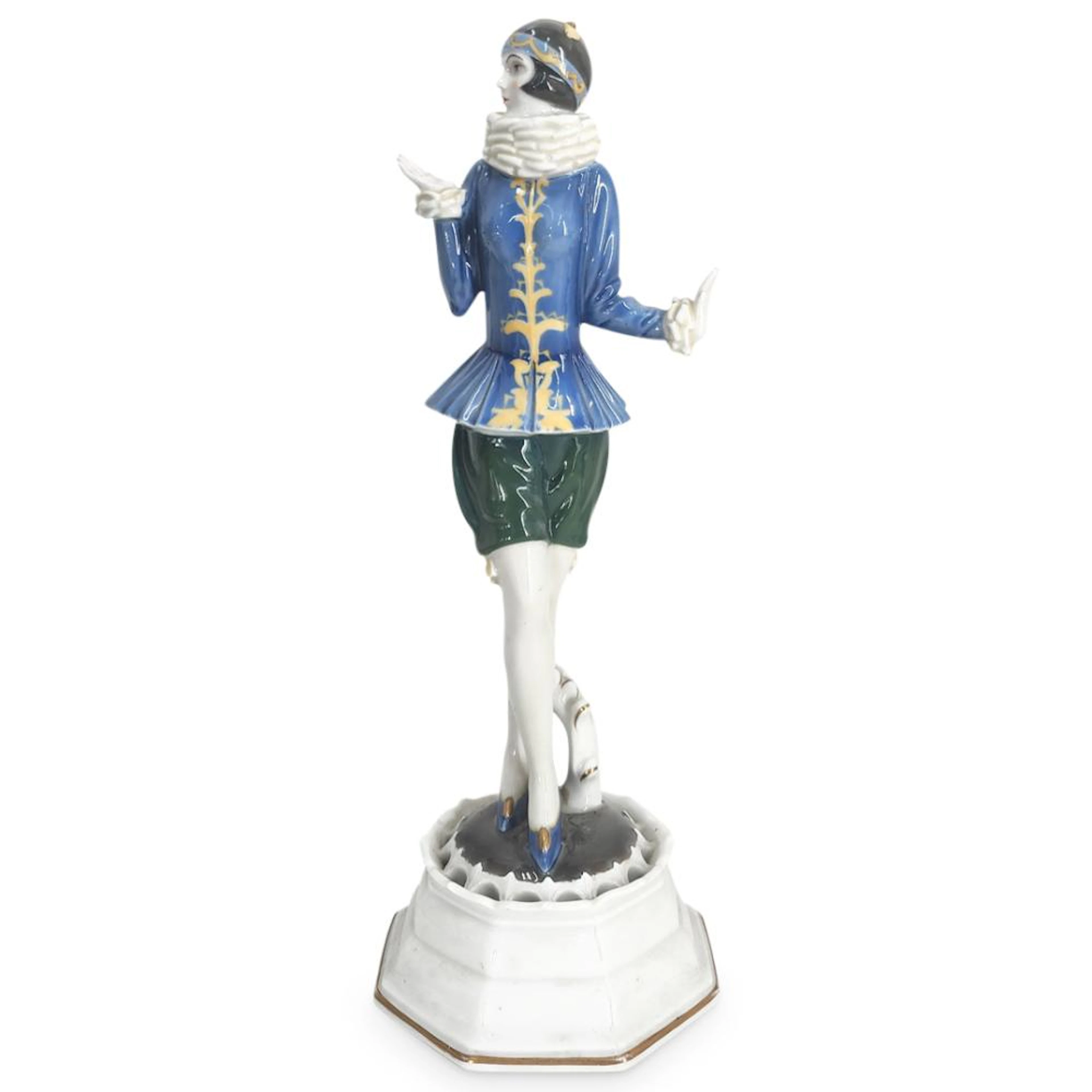 Antique Dorothea Charol For Rosenthal "Yvonne" Porcelain Sculpture