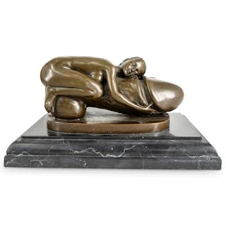 Jean Patoue Erotic Bronze Sculpture