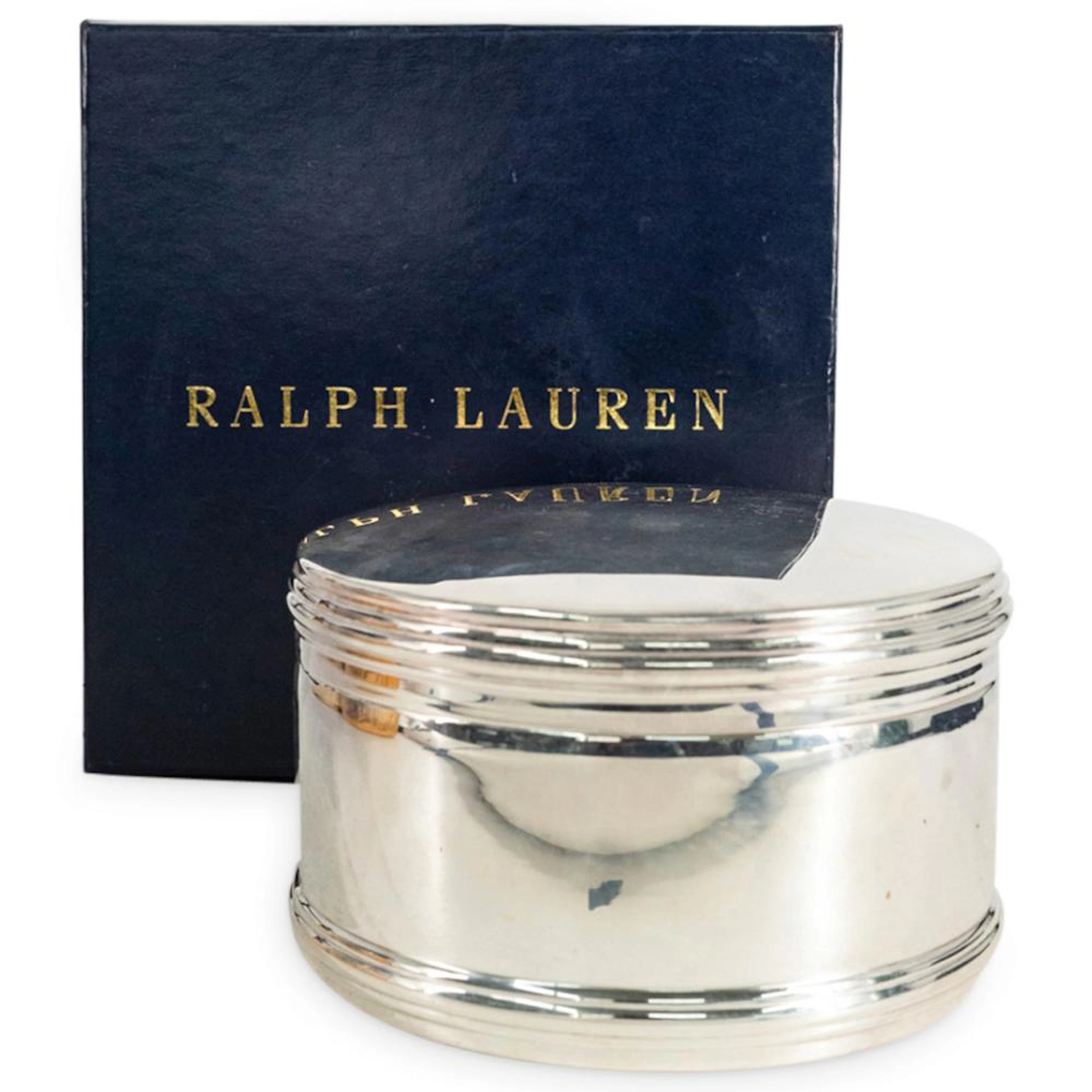 Ralph Lauren Silver Plated Hinged Lid Box