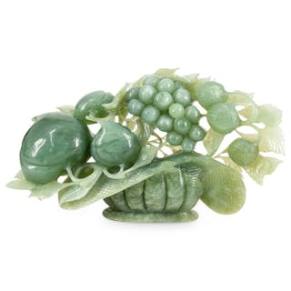 Large Jade Fruit Sculpture