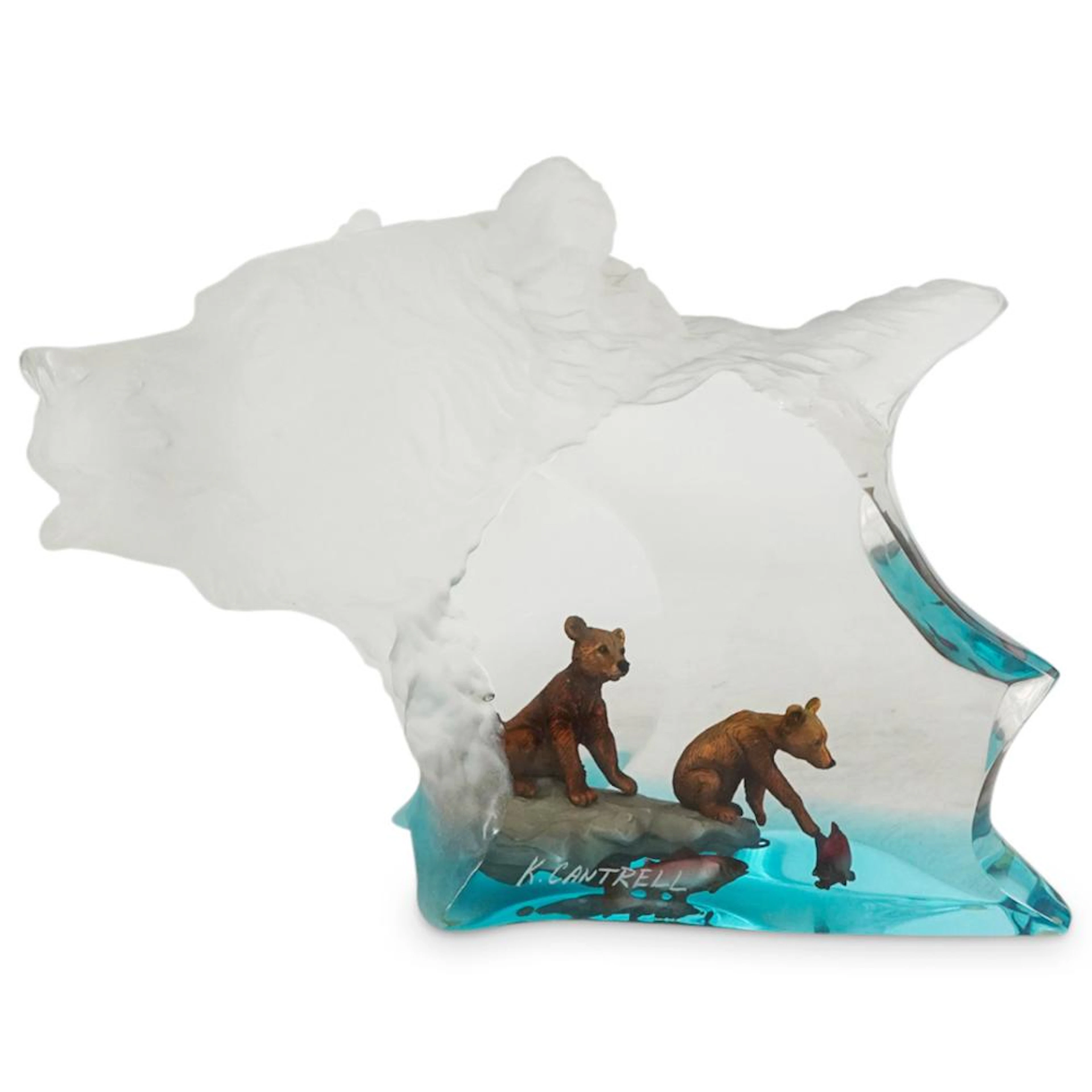 Kitty Cantrell (American) "Mother's Pride" Limited Lucite Sculpture