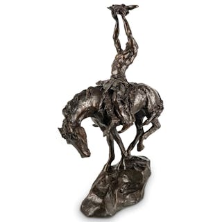 Buck McCain "Requiem" Western Bronze Sculpture