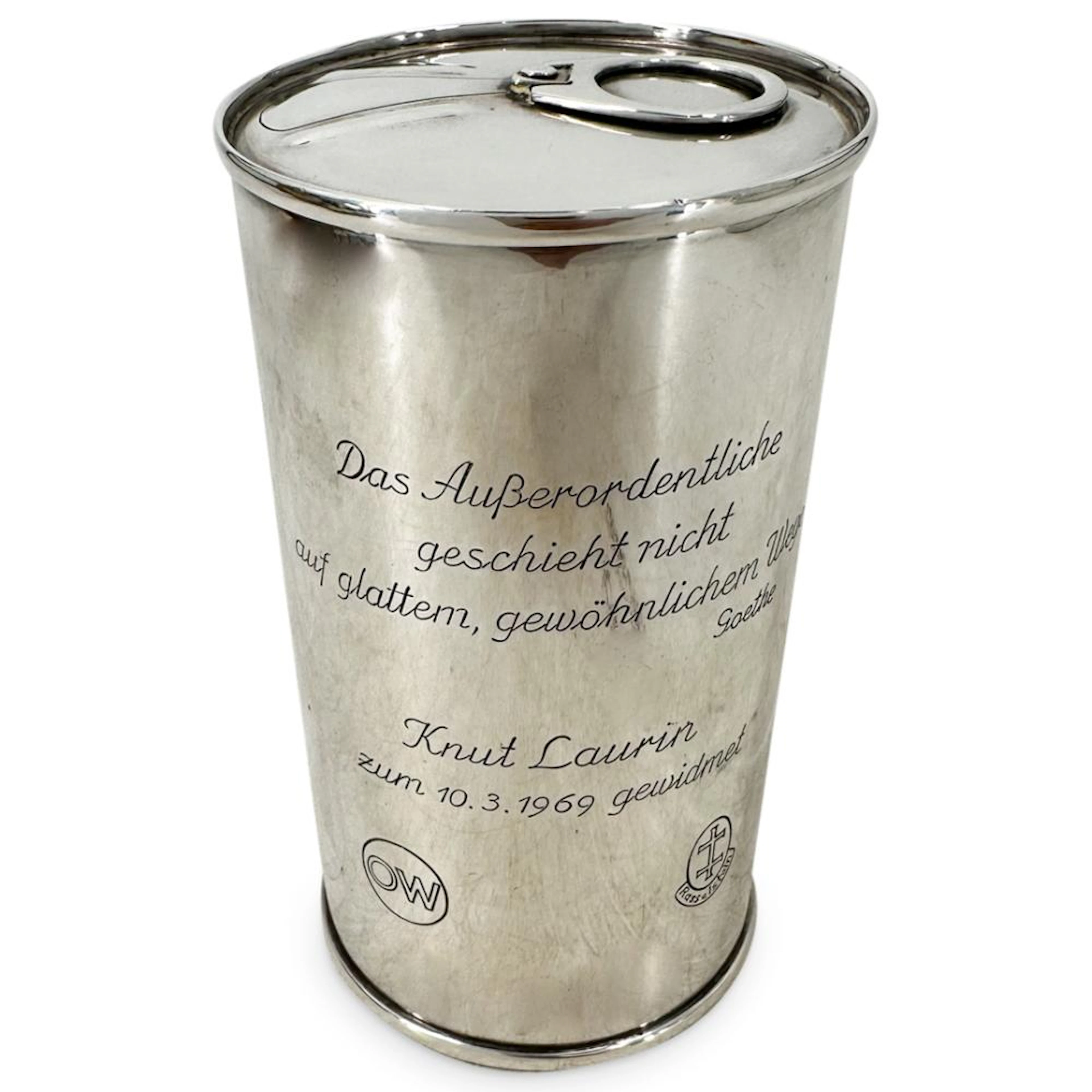 Swedish Sterling Silver Presentation Ca