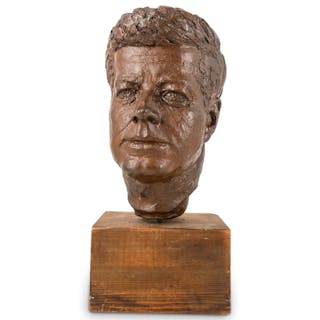 Attrib. Richmond Barthe (American 1901-1989) Bonded Bronze Bust