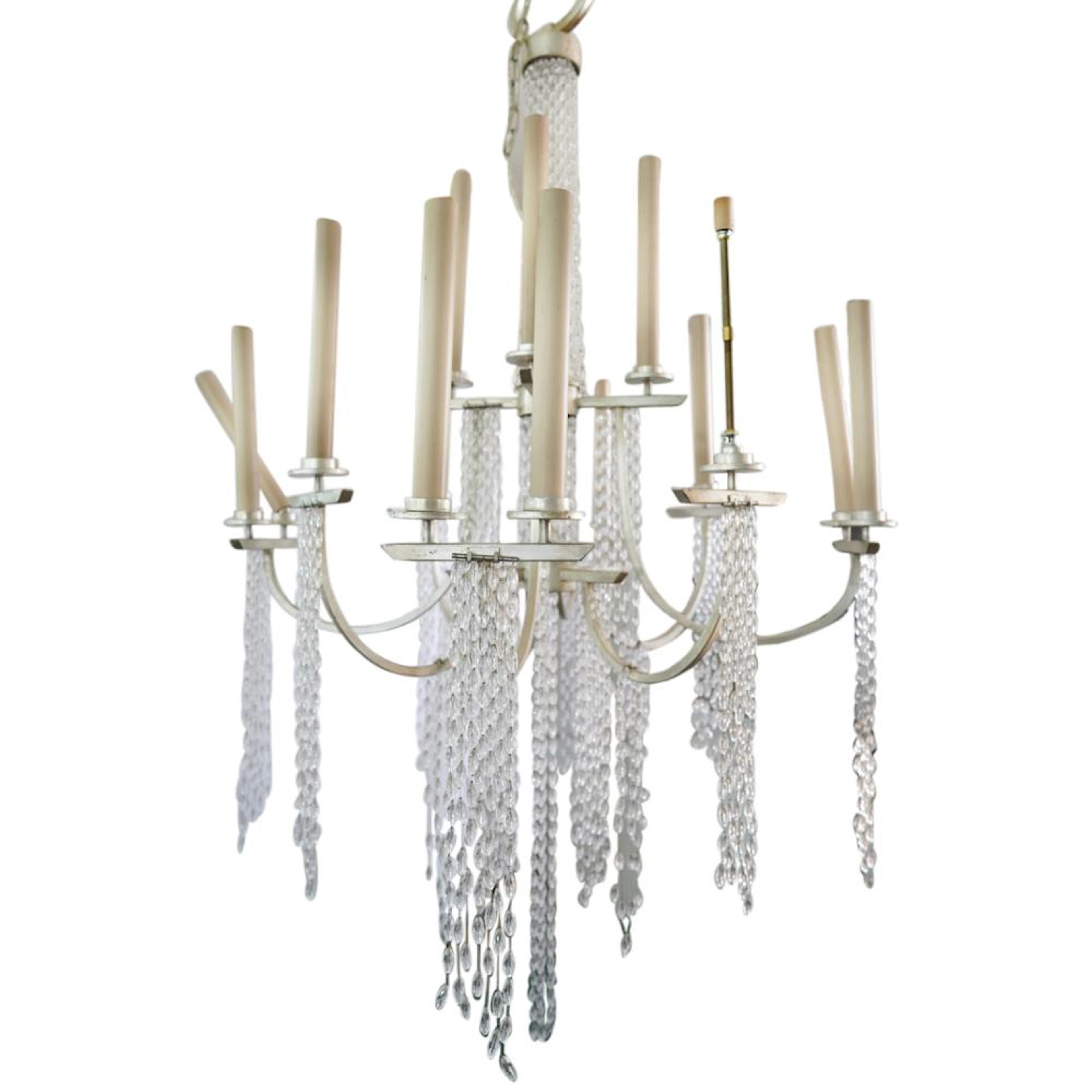 Contemporary Cascades Chandelier Fine Art Handcrafted Lighting